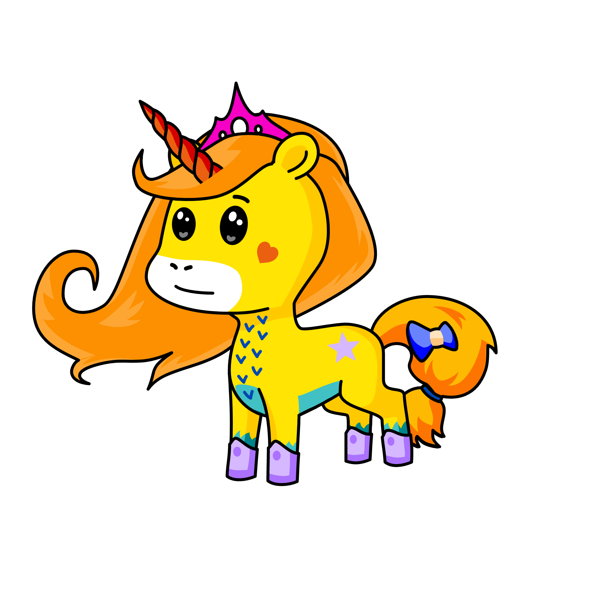 cutee, the unicorn