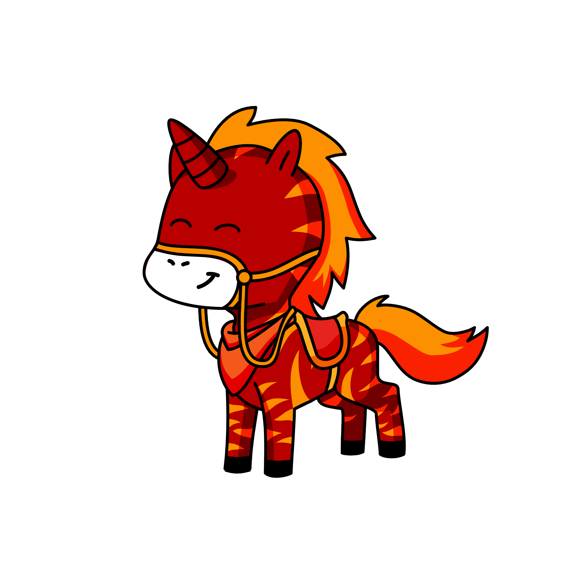 Fire, the unicorn
