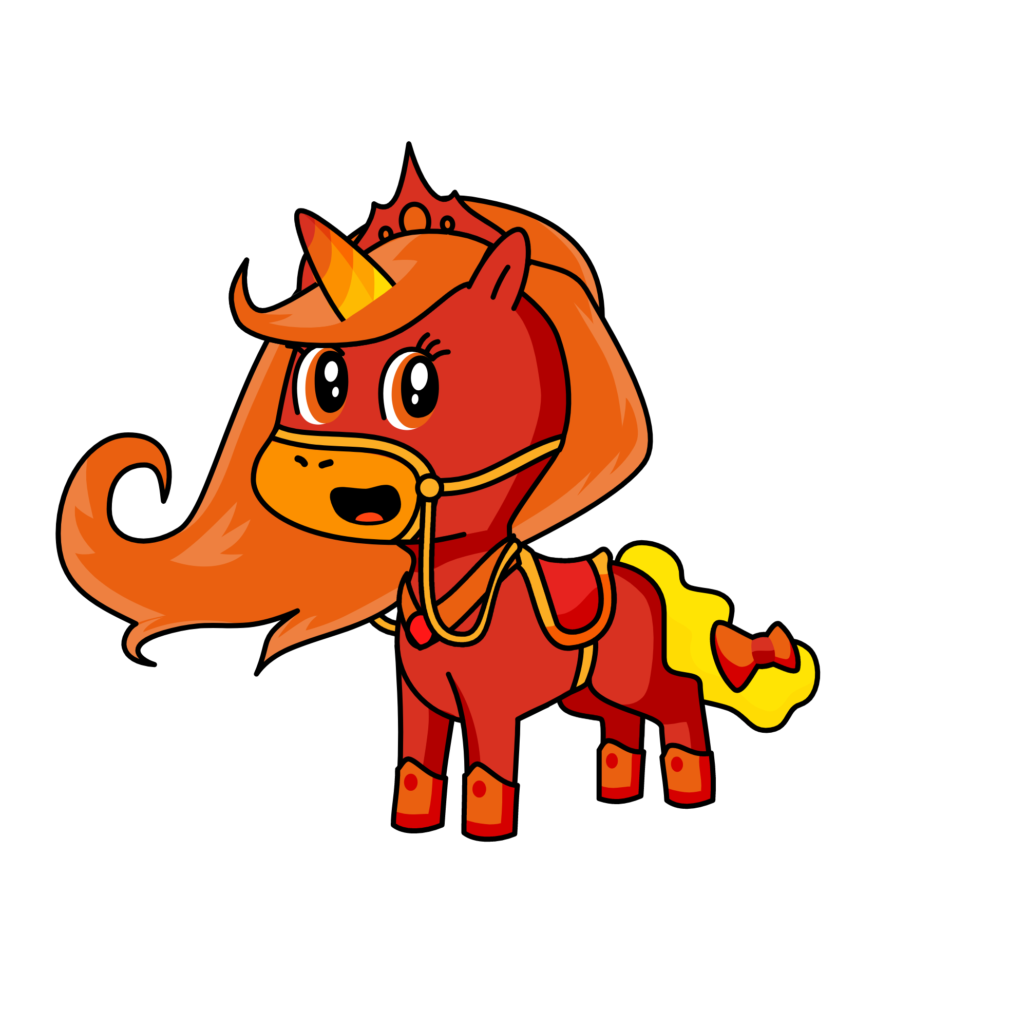 Lava, the unicorn