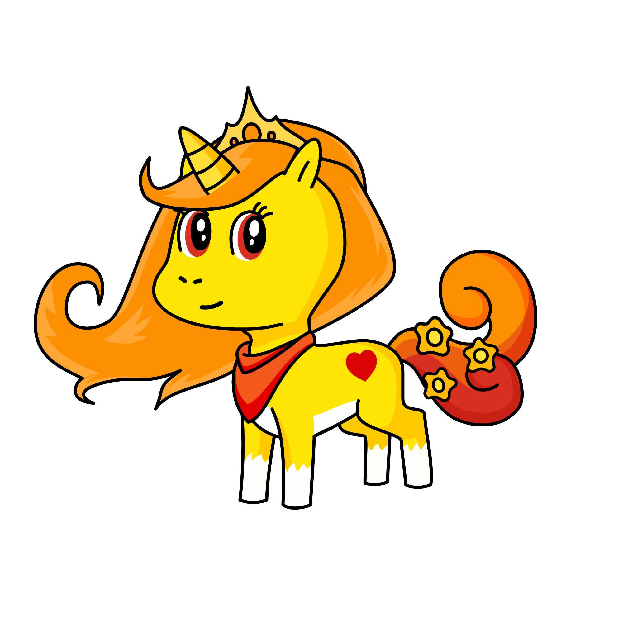 Fuego, the unicorn