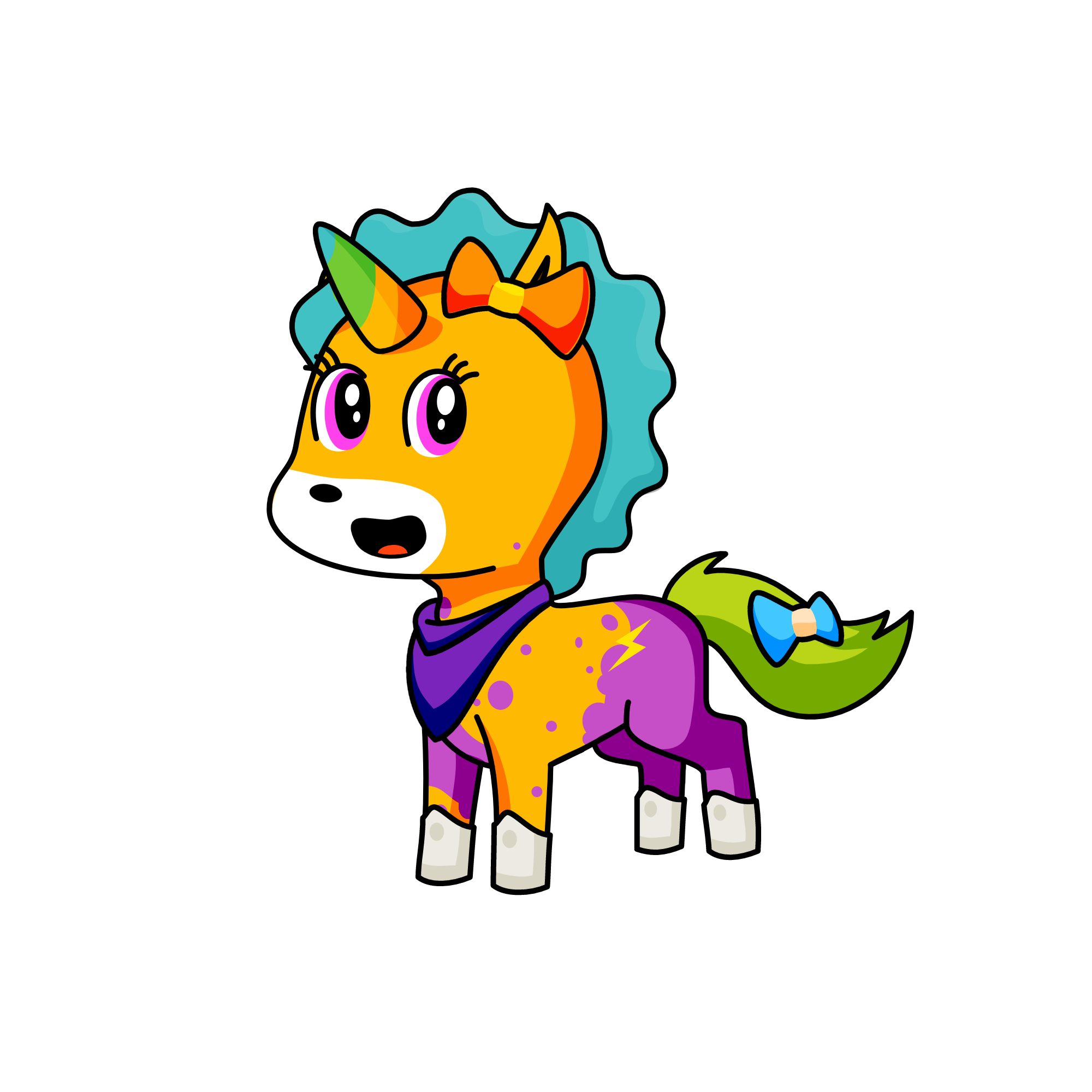Sunny, the unicorn