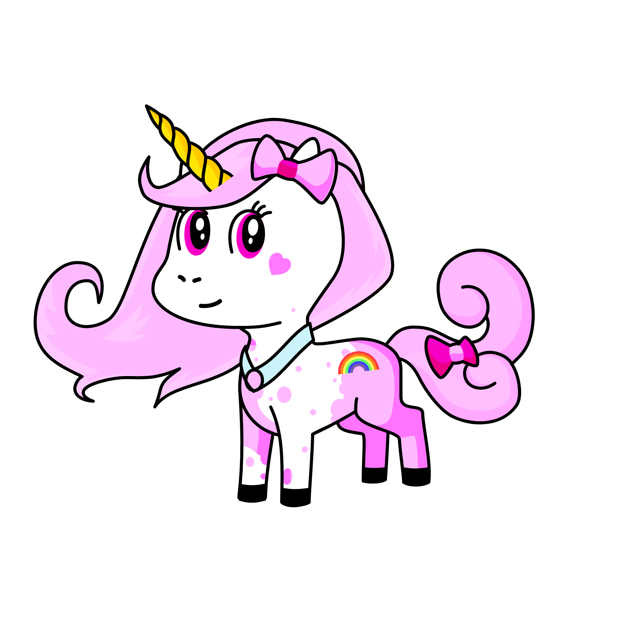 Bubble gum, the unicorn