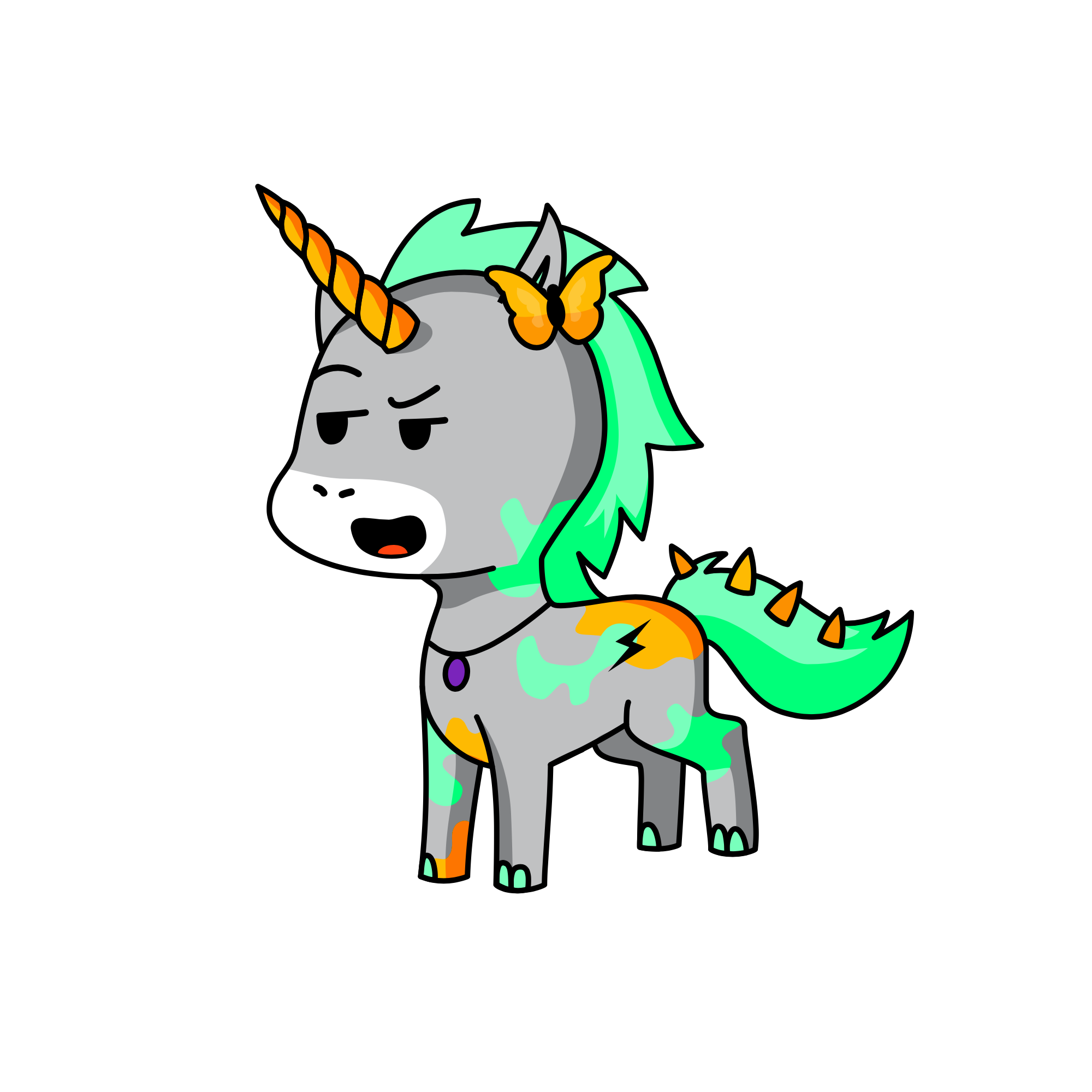 Shock, the unicorn
