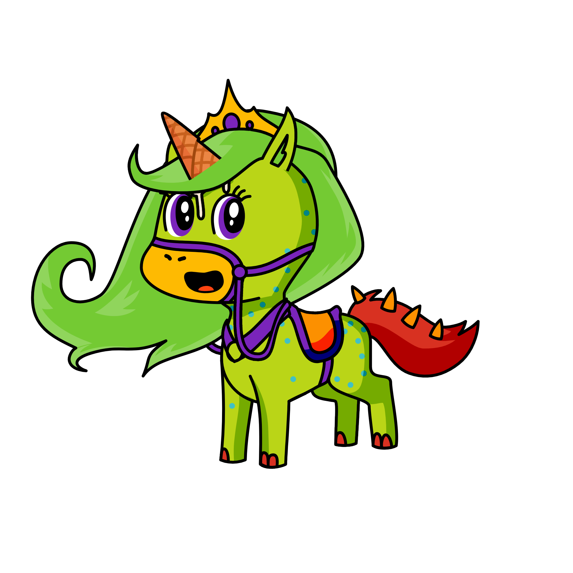 Mystile, the unicorn