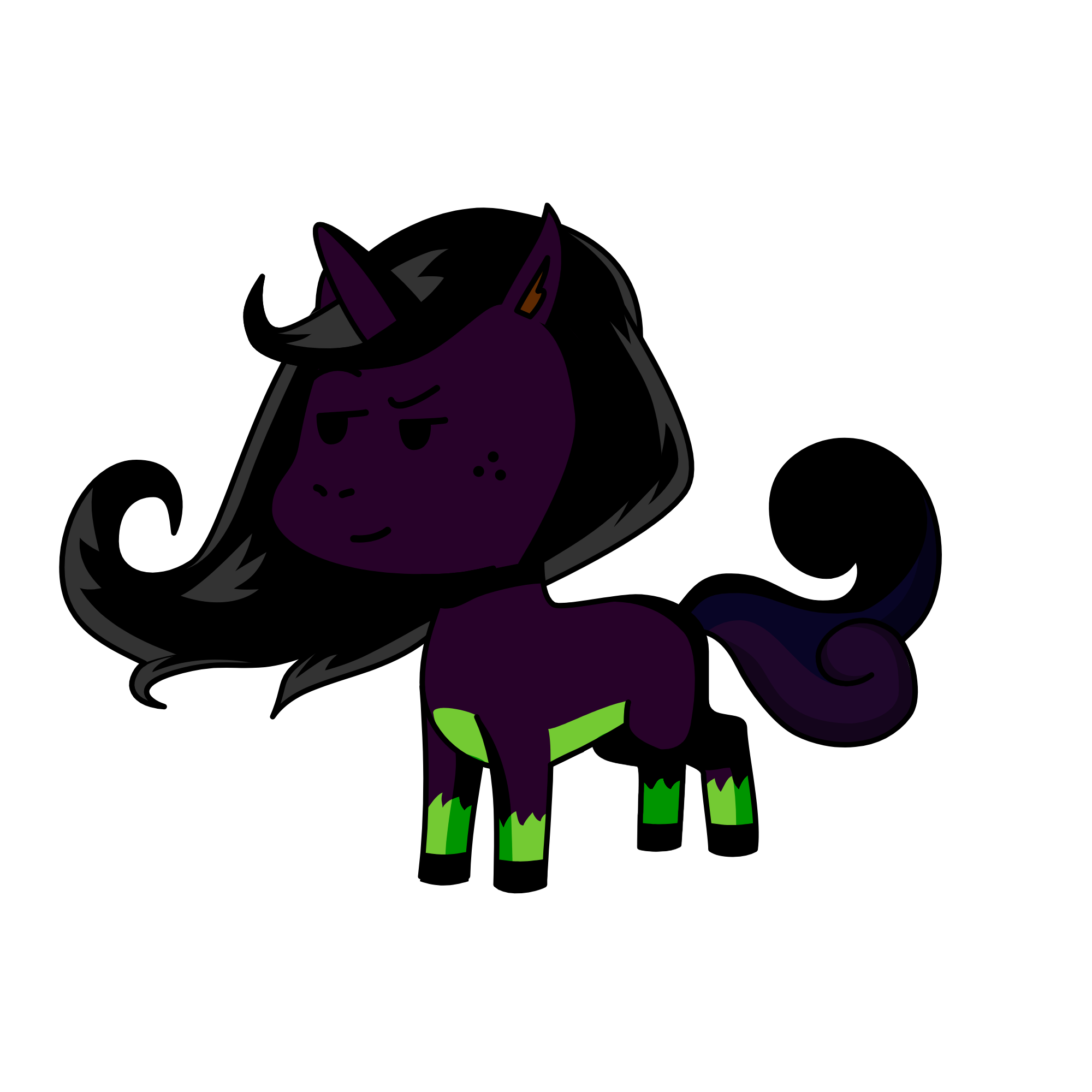 dark, the unicorn