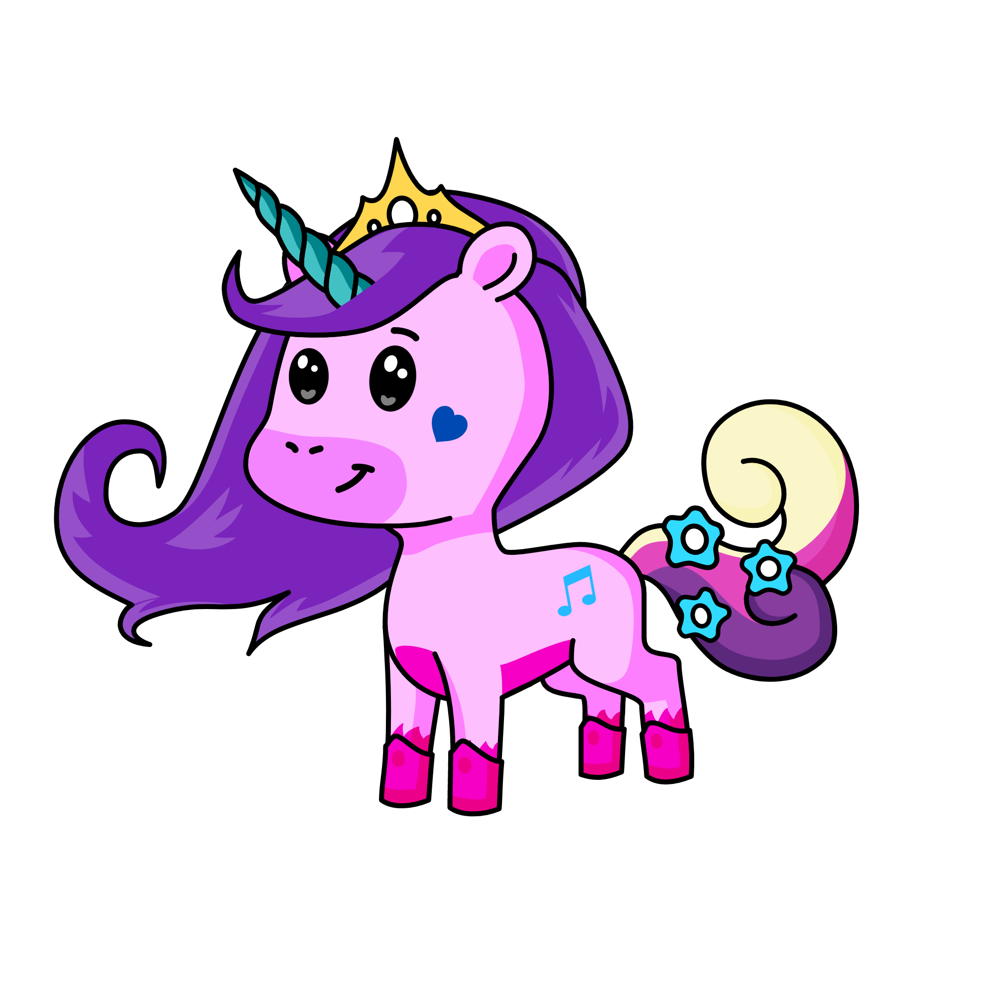 Starry, the unicorn