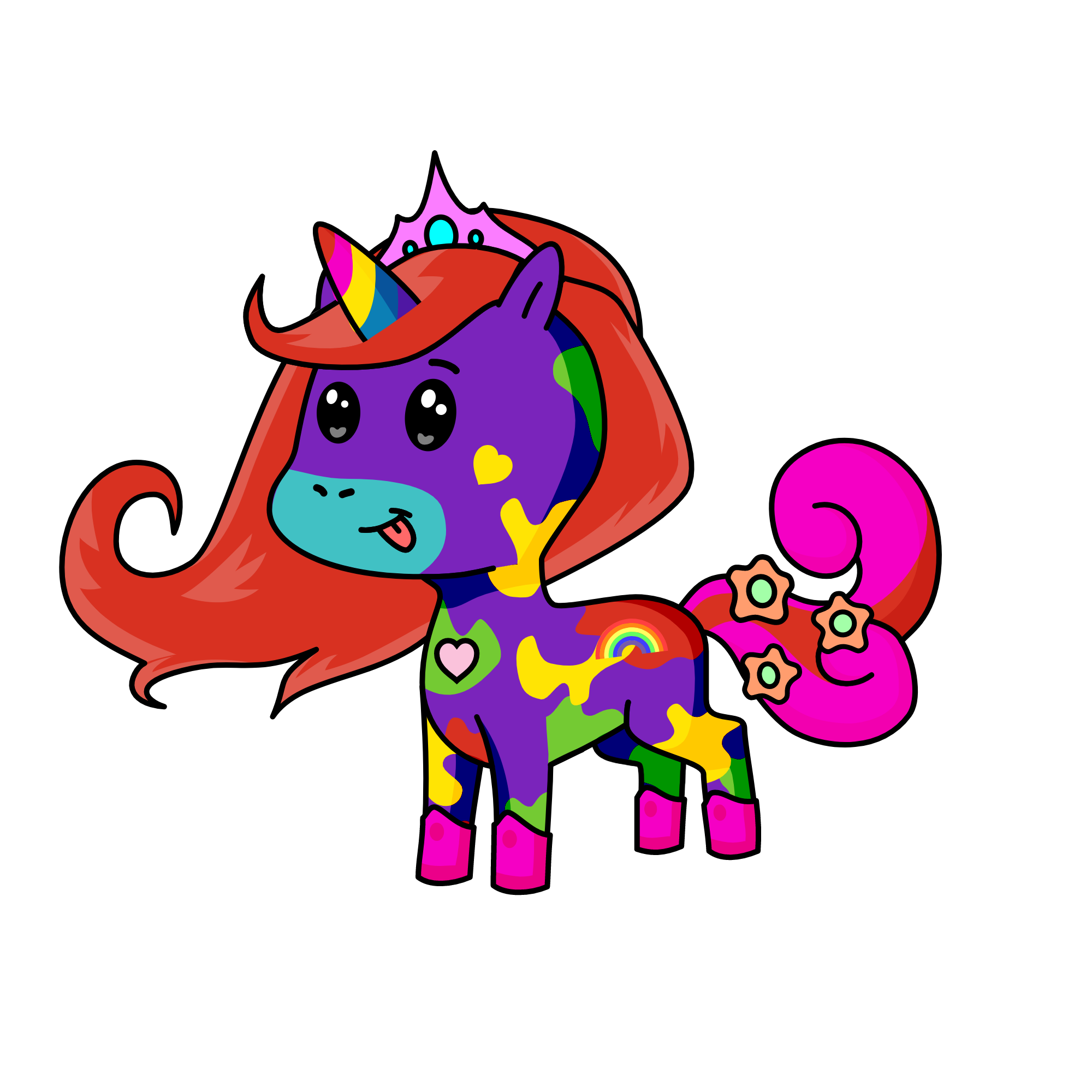 Pya-Pya, the unicorn
