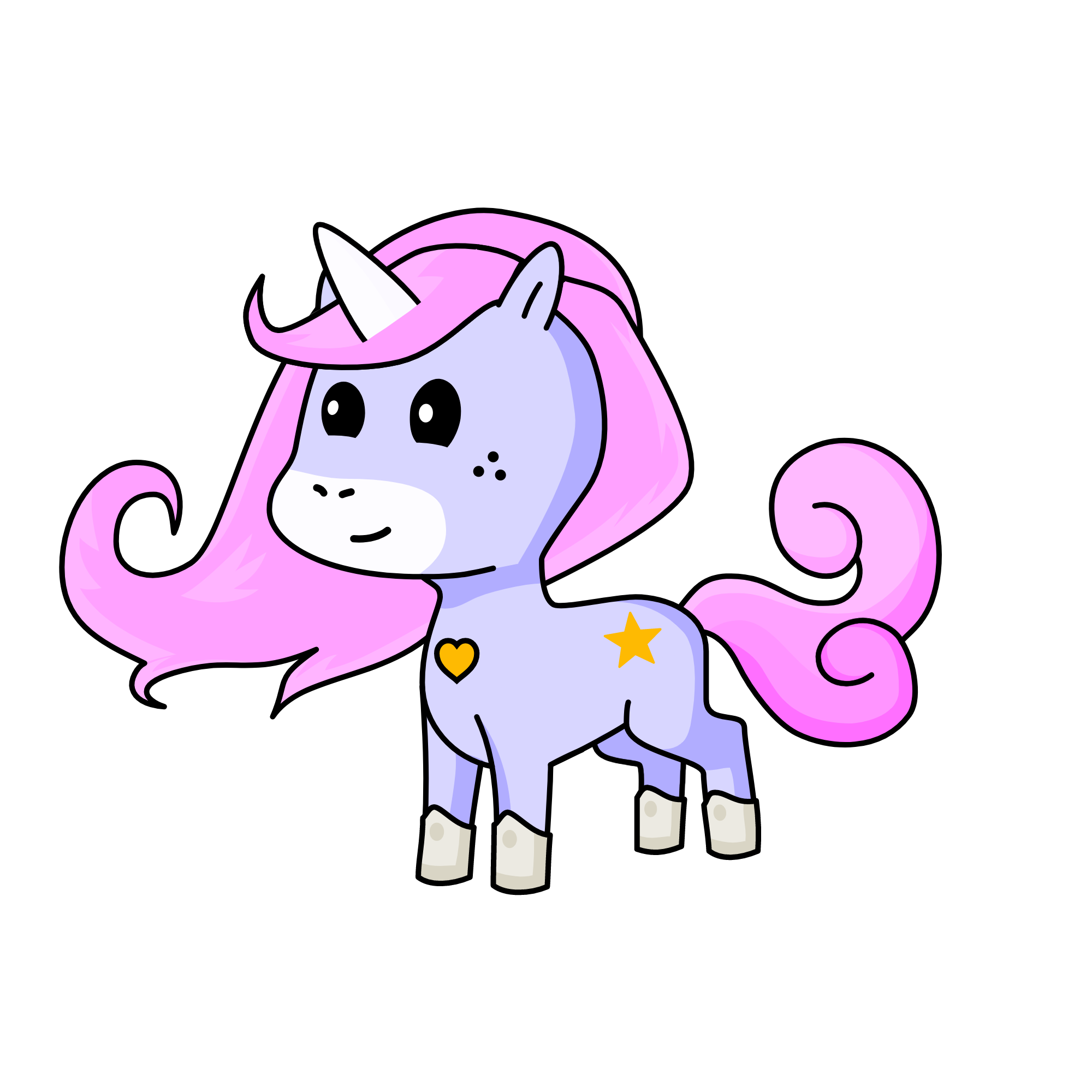 space unicorn, the unicorn