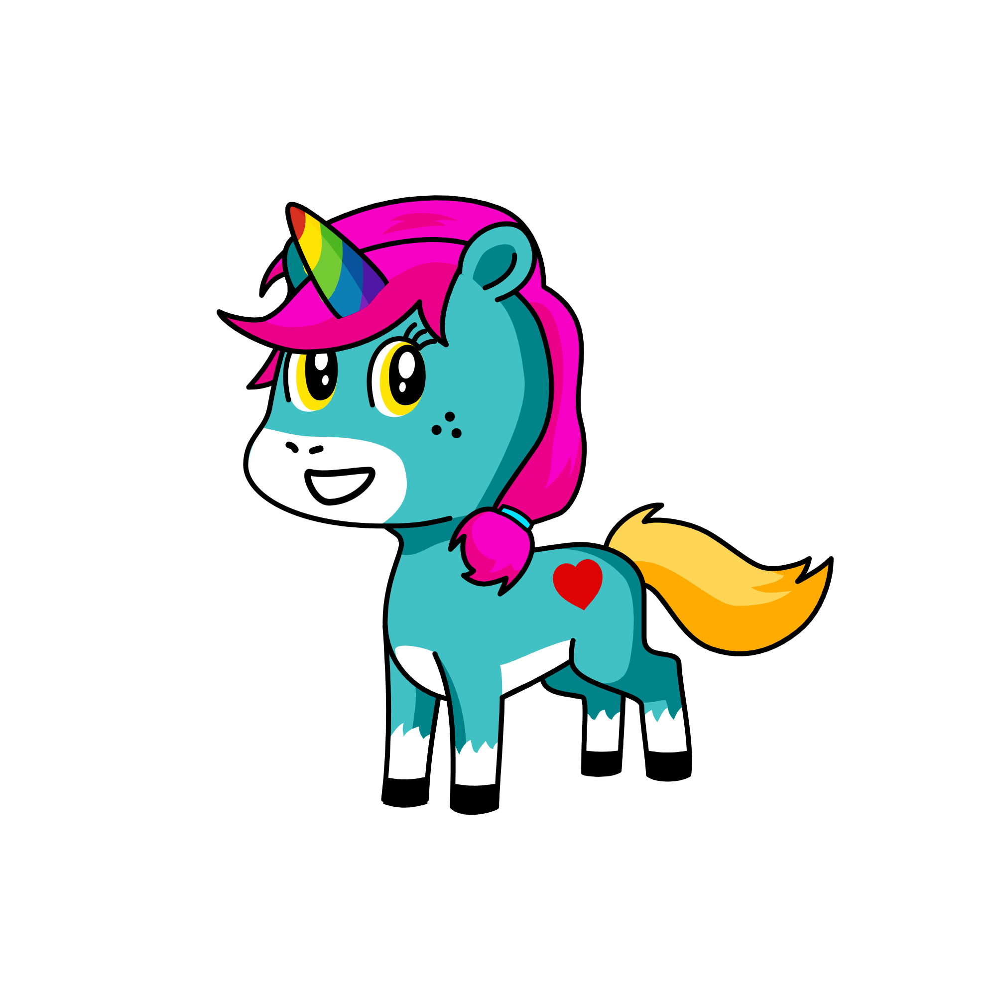 Kotone's Unicorn, the unicorn
