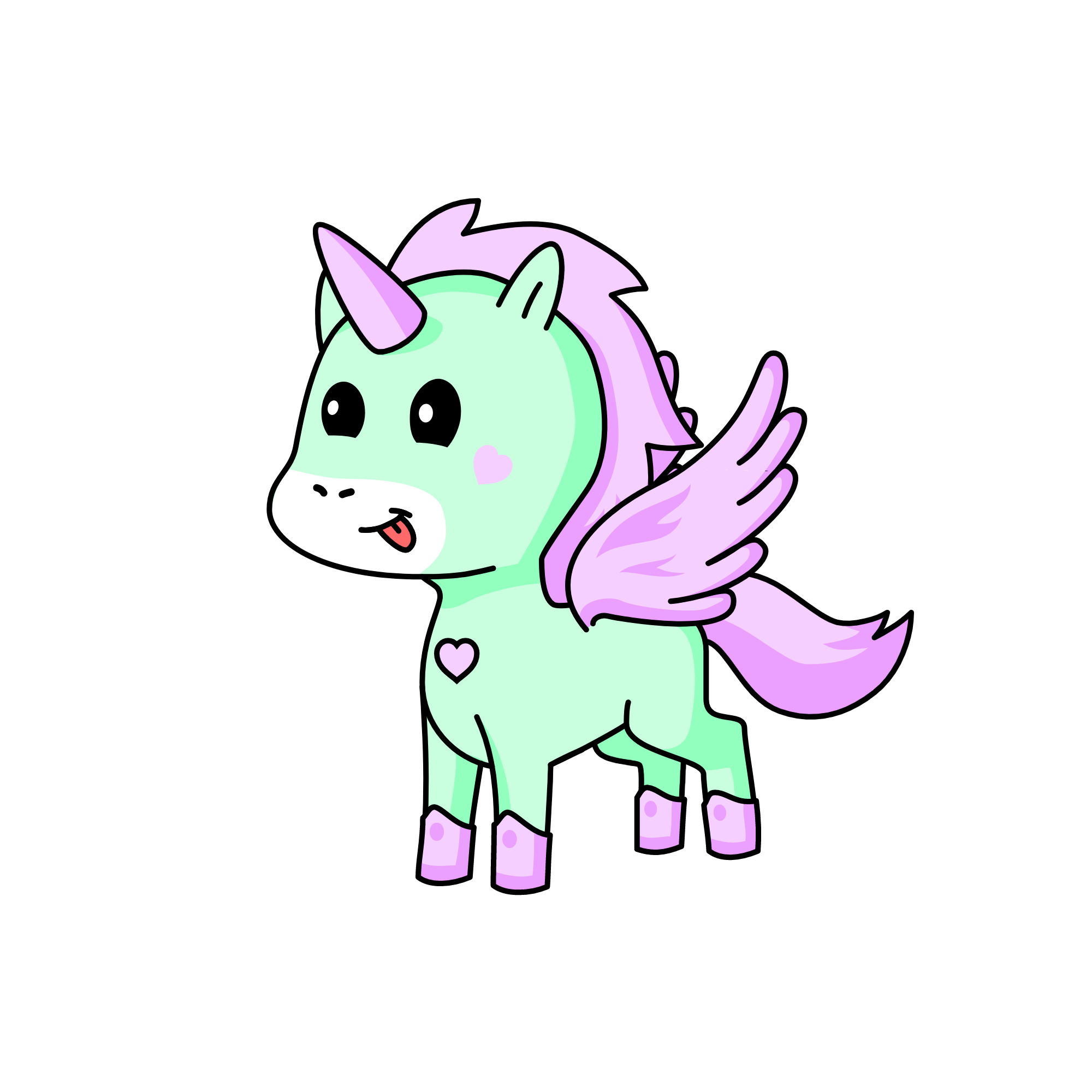 Misty, the unicorn