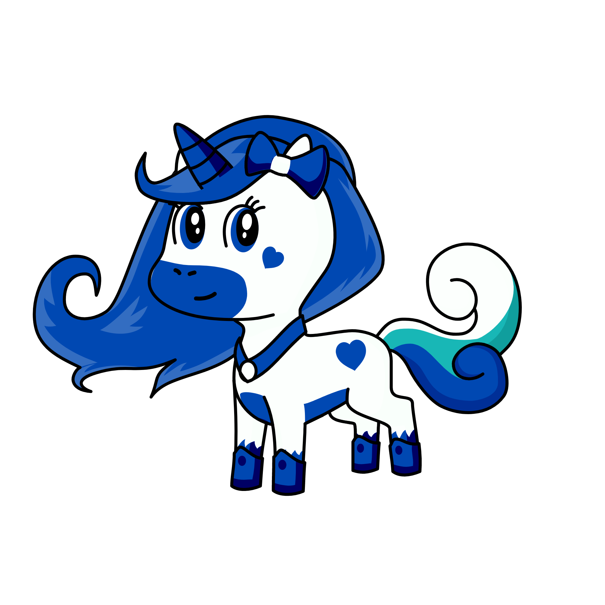 Snow ligth, the unicorn