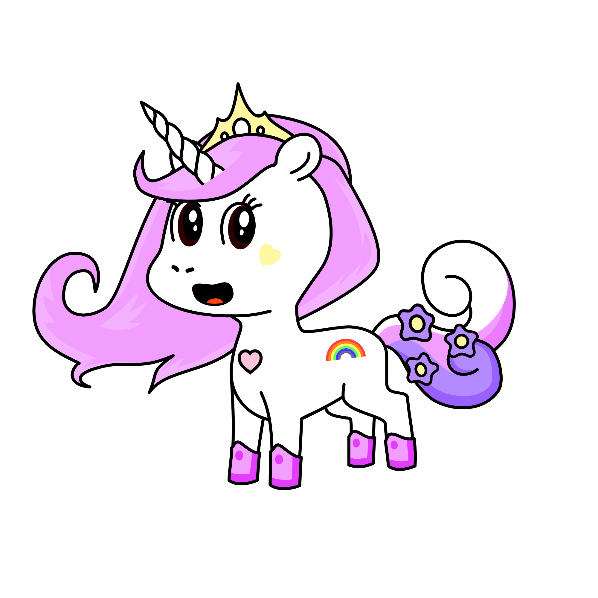 Princess Softie, the unicorn