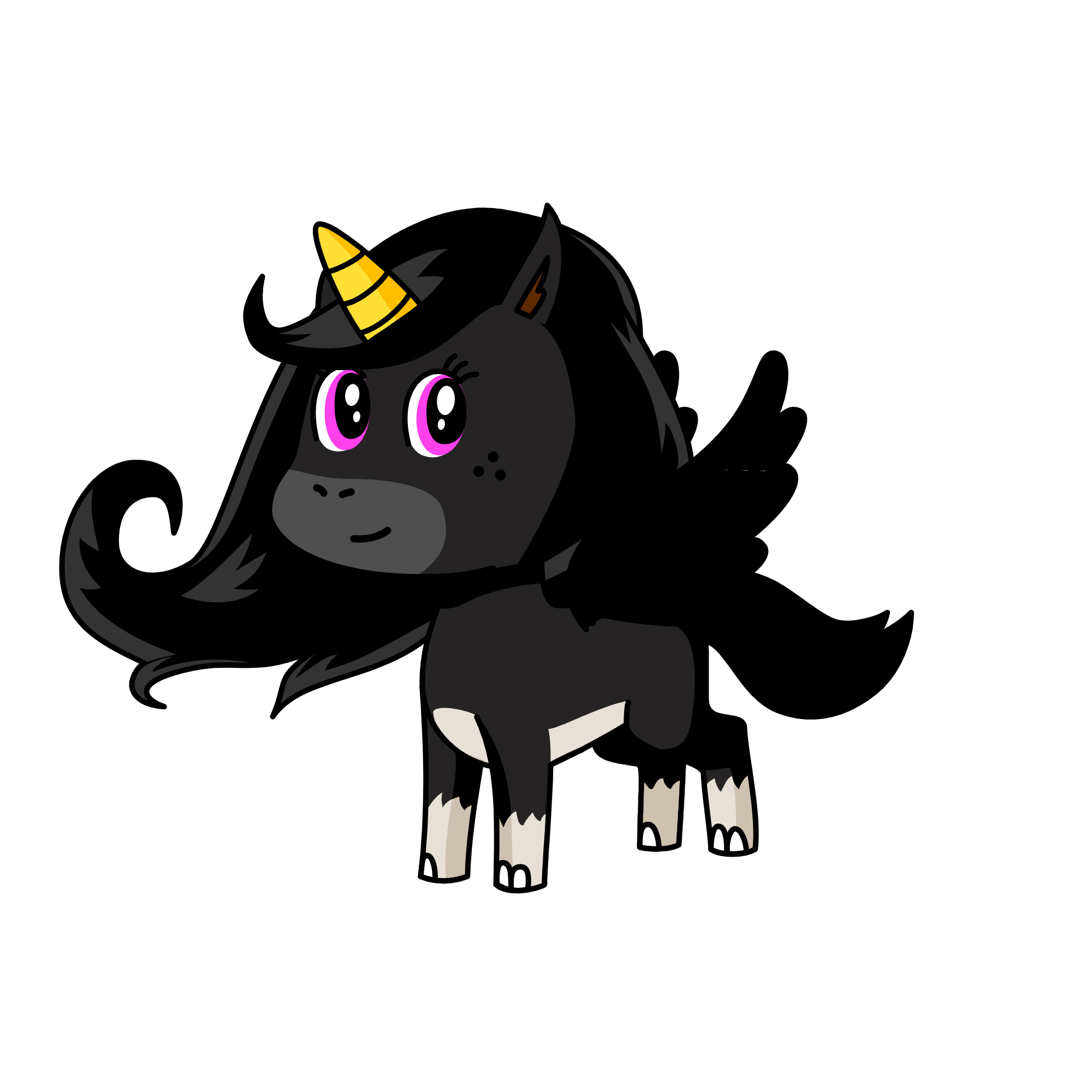 dark, the unicorn