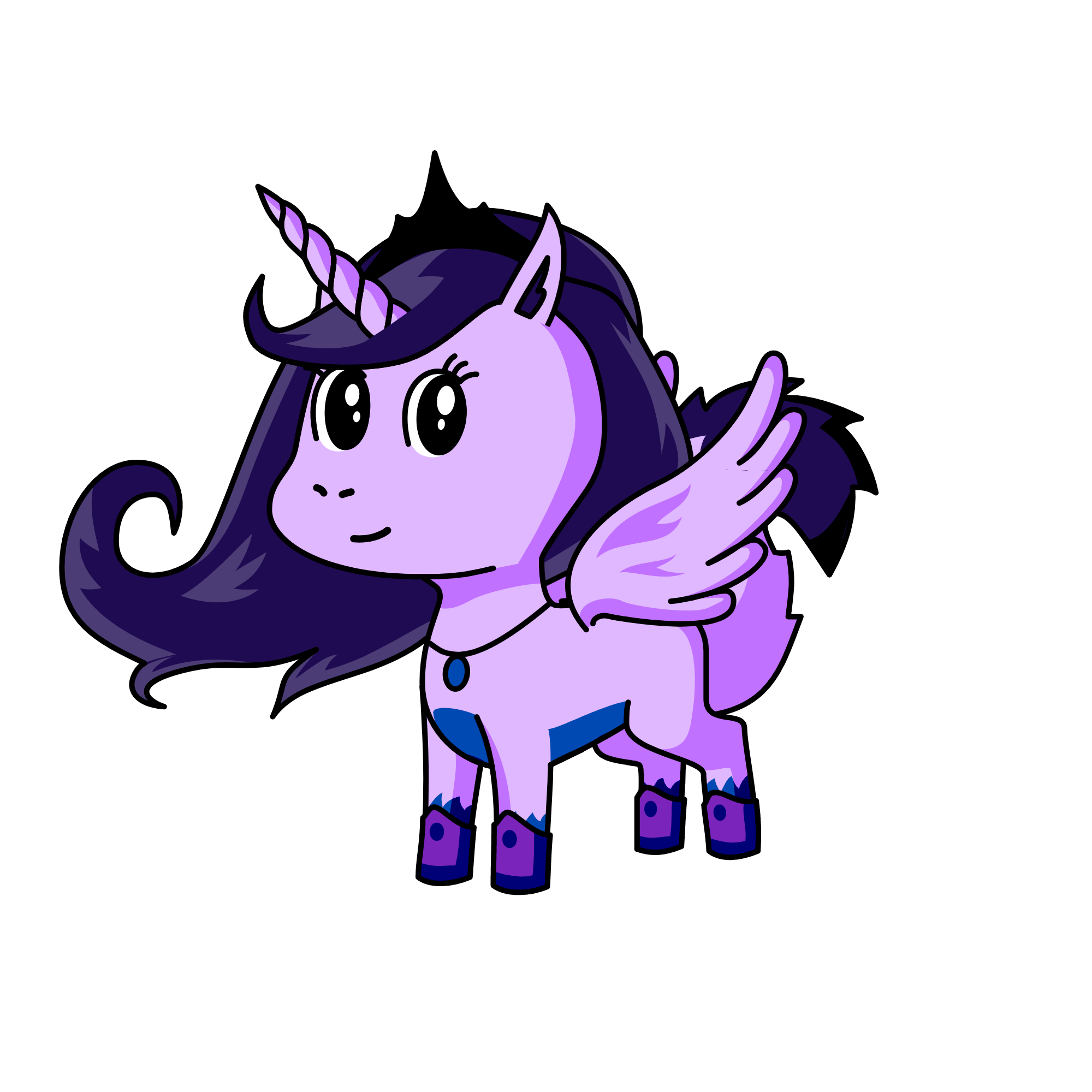 Lilac, the unicorn
