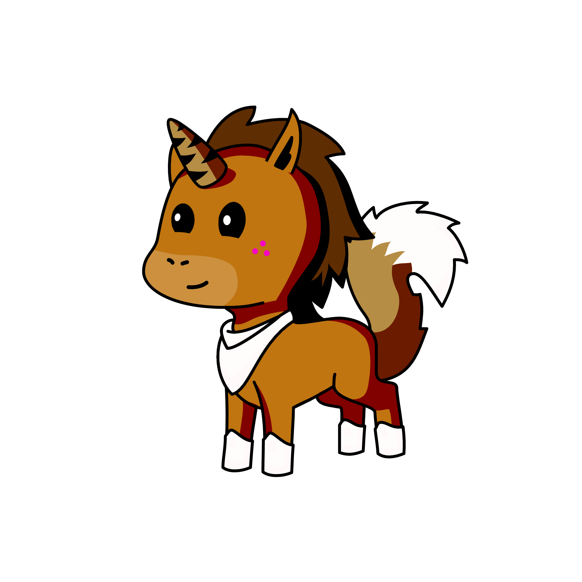 Eevee leader of the Eevee team, the unicorn