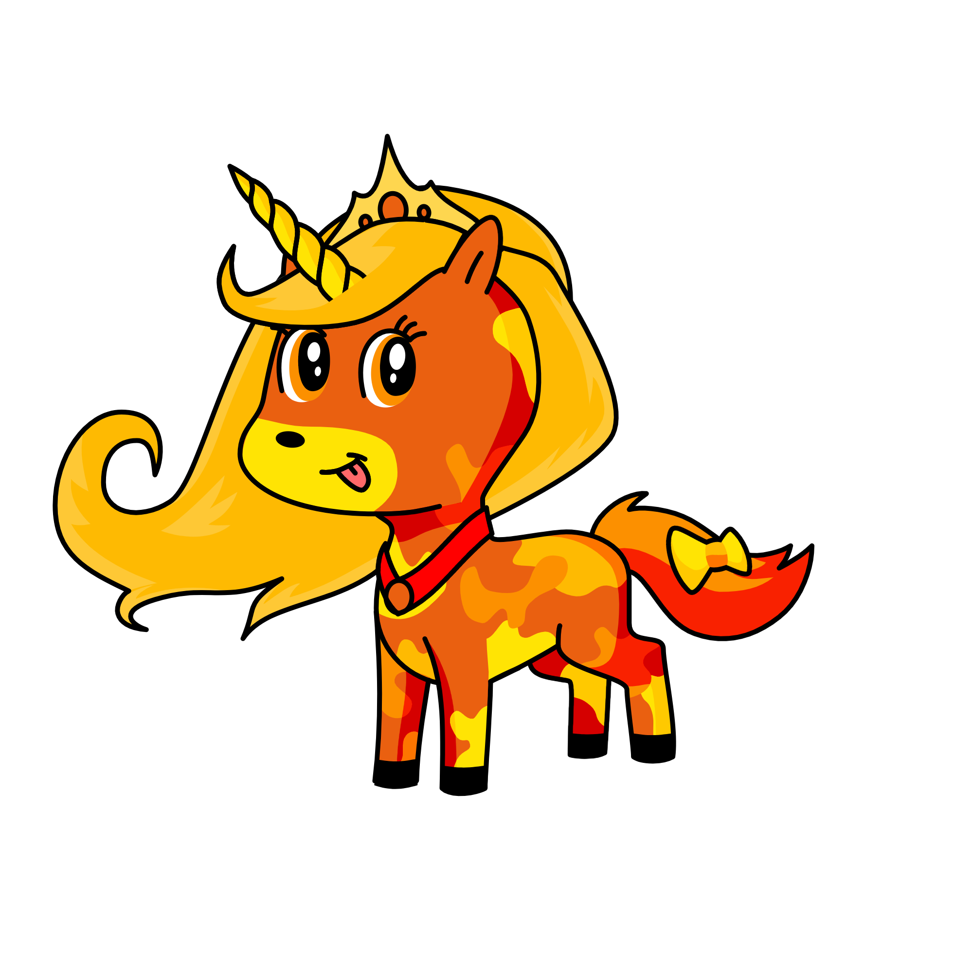 Sunburst, the unicorn
