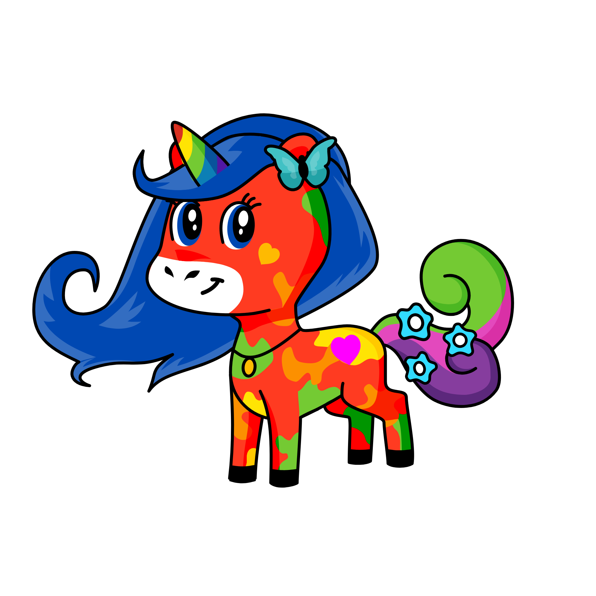Anavadya , the unicorn