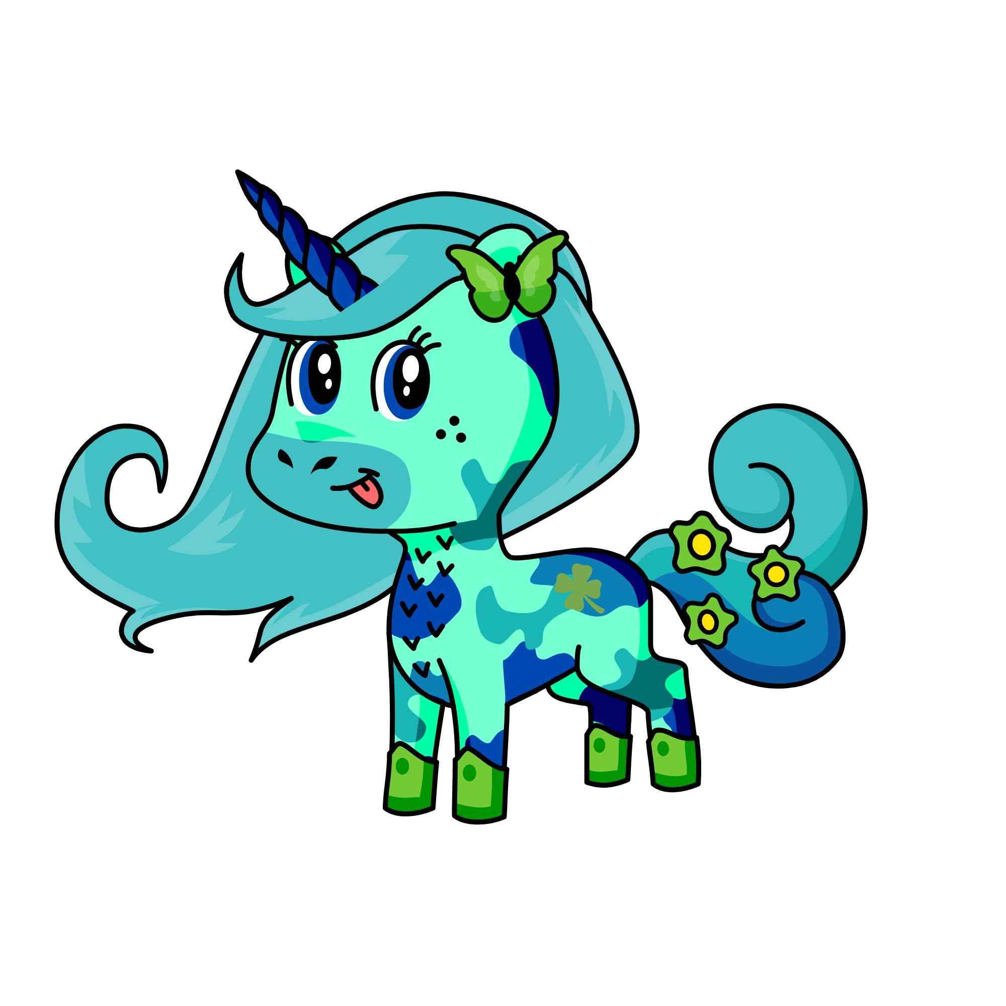 camo, the unicorn