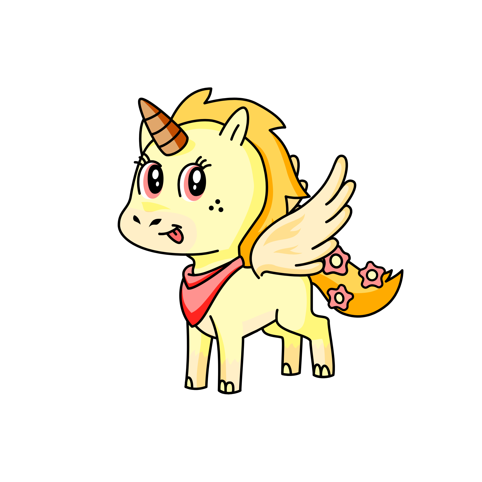 Vanilla, the unicorn