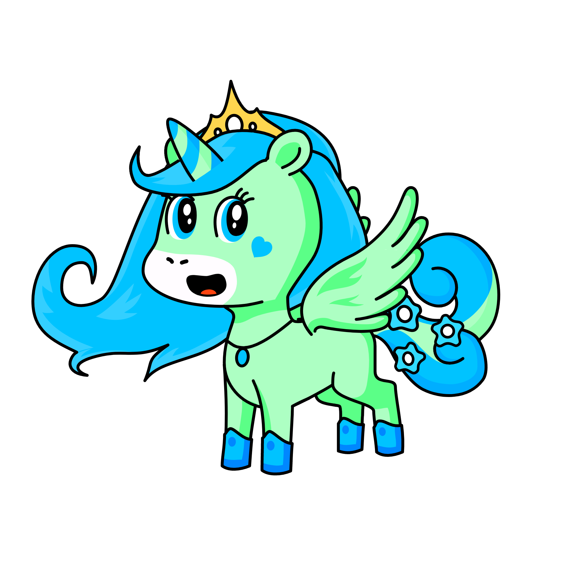 Devine, the unicorn