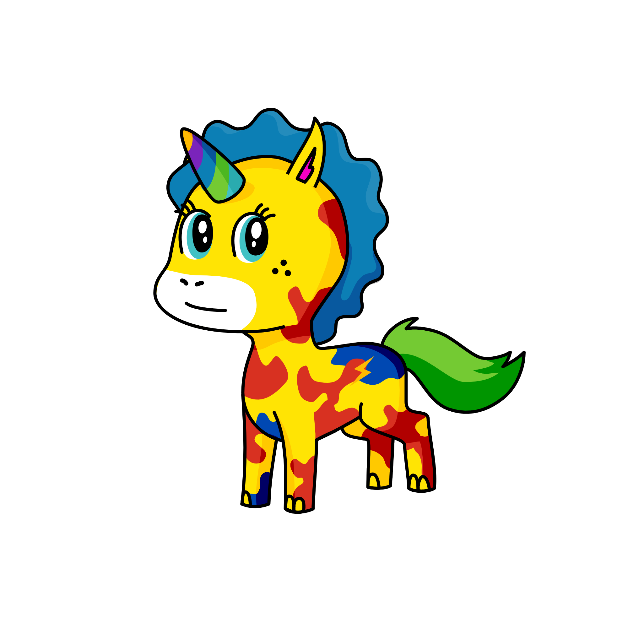artsy, the unicorn