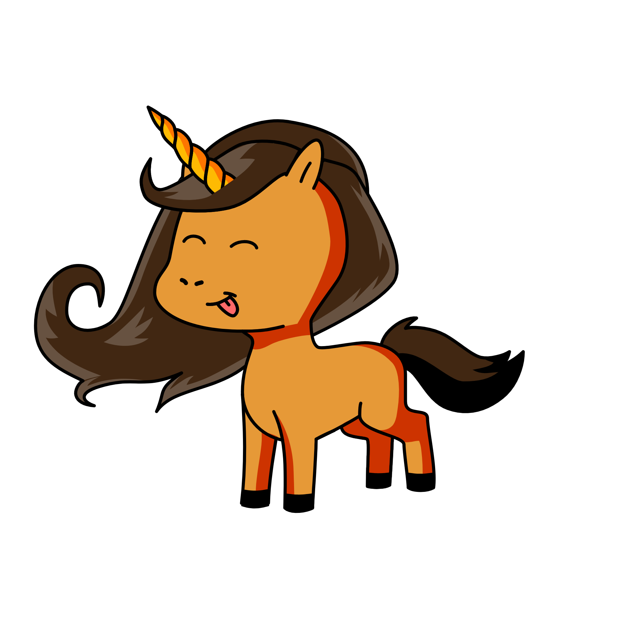 Caramel, the unicorn