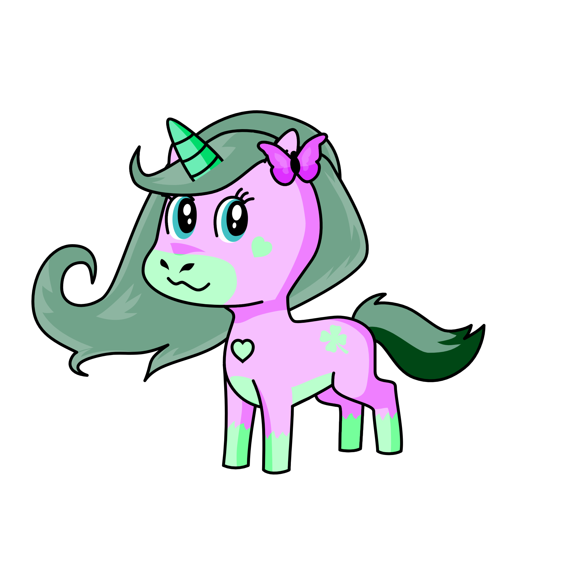 Ticklish, the unicorn