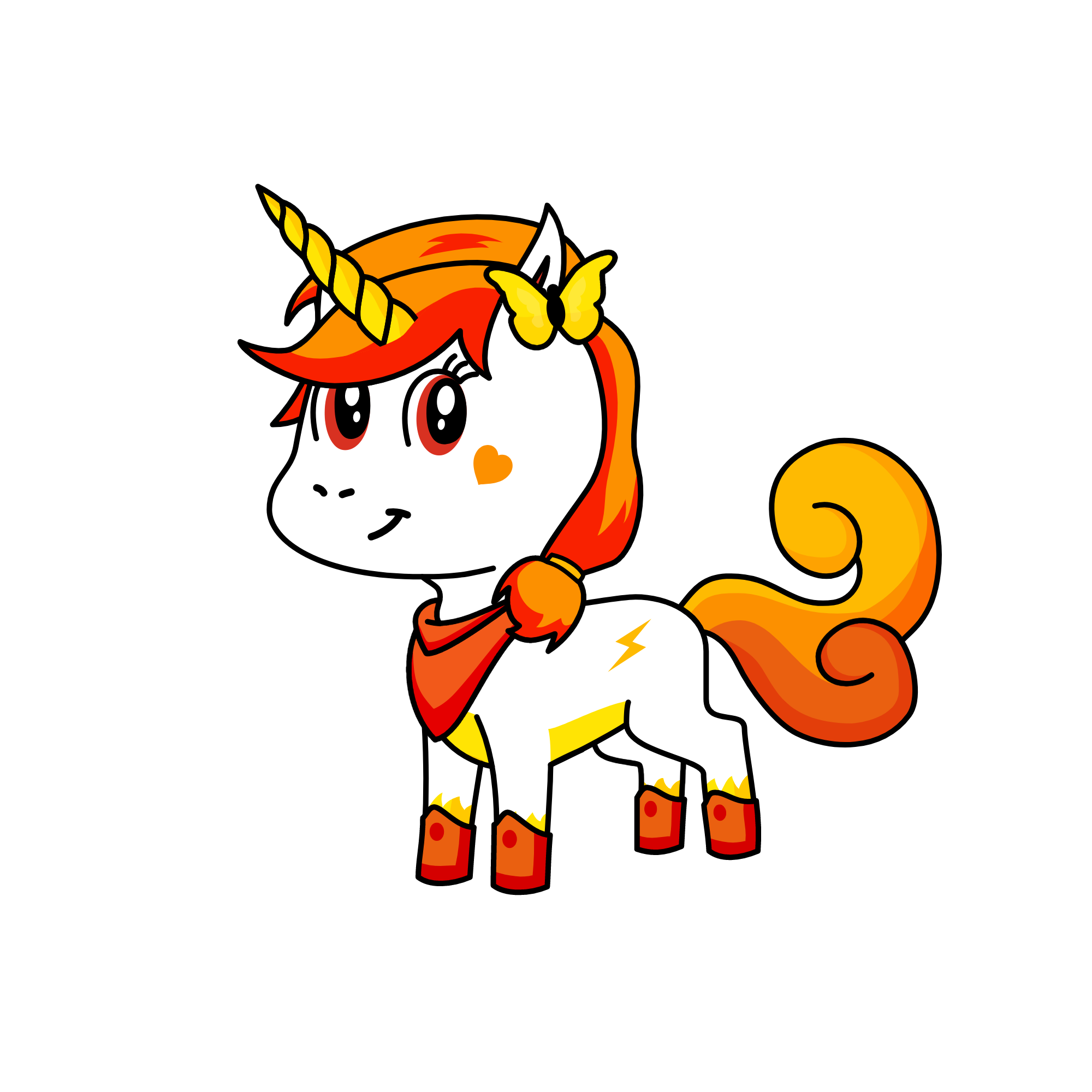 fire, the unicorn