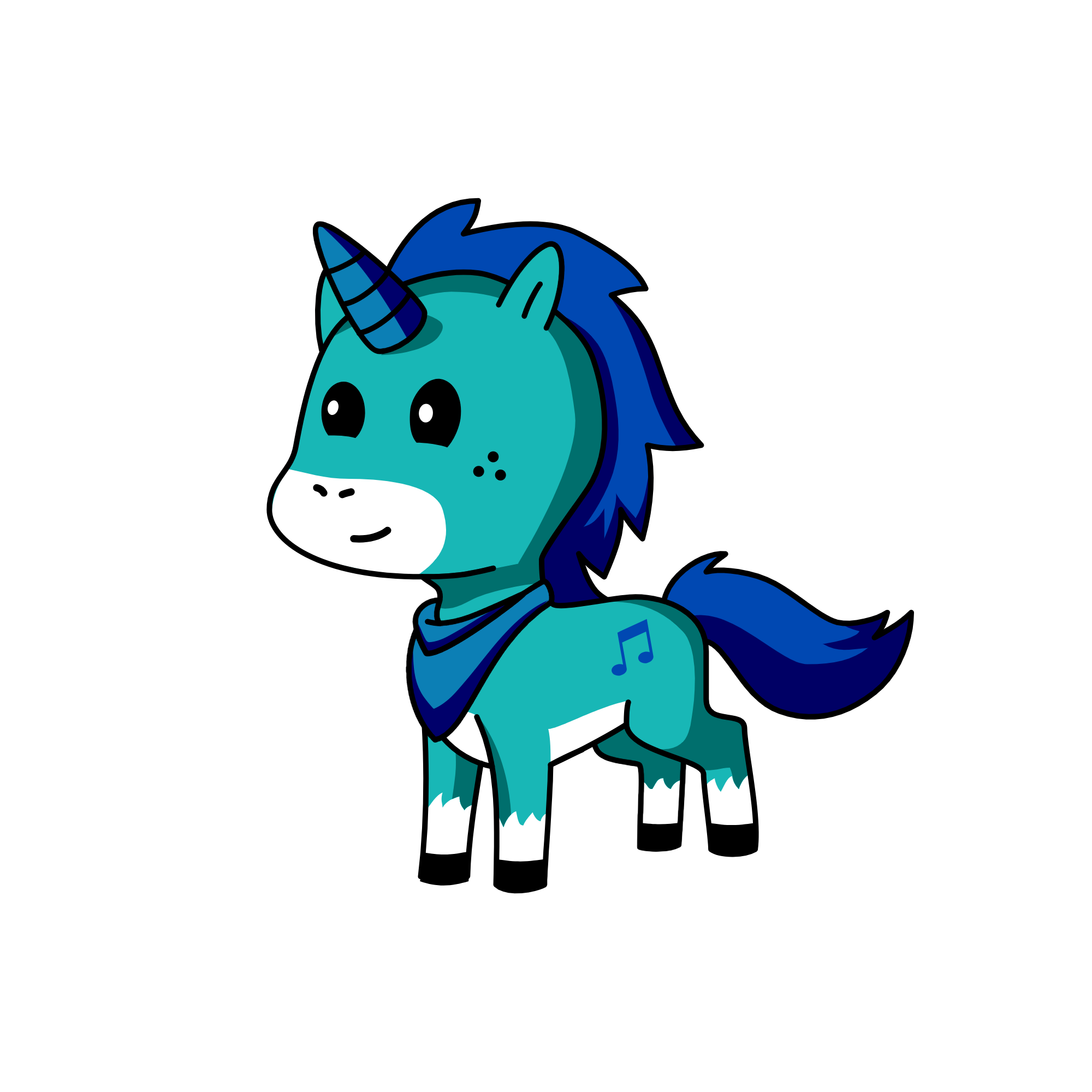 Snowcorn, the unicorn