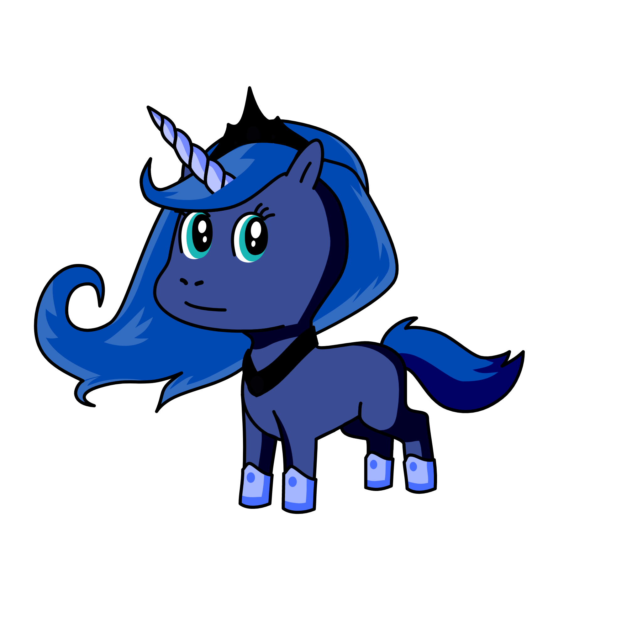 Luna, the unicorn