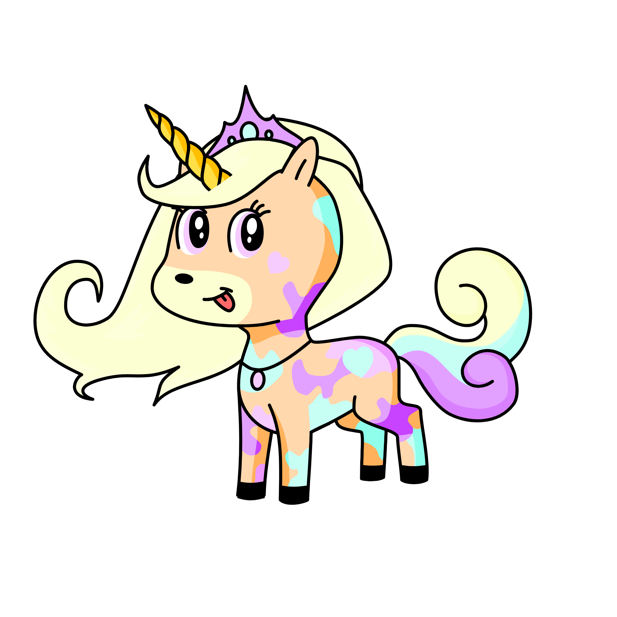 Pastel, the unicorn