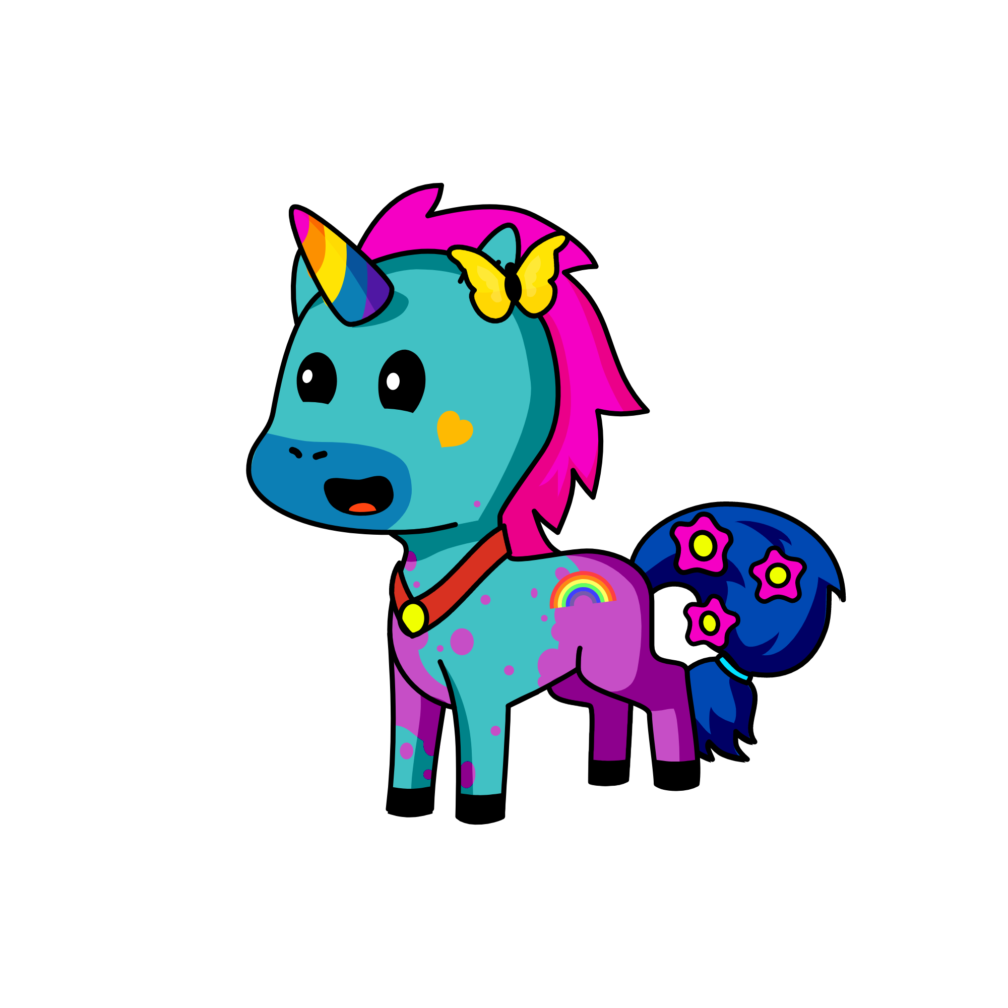 rainbow, the unicorn