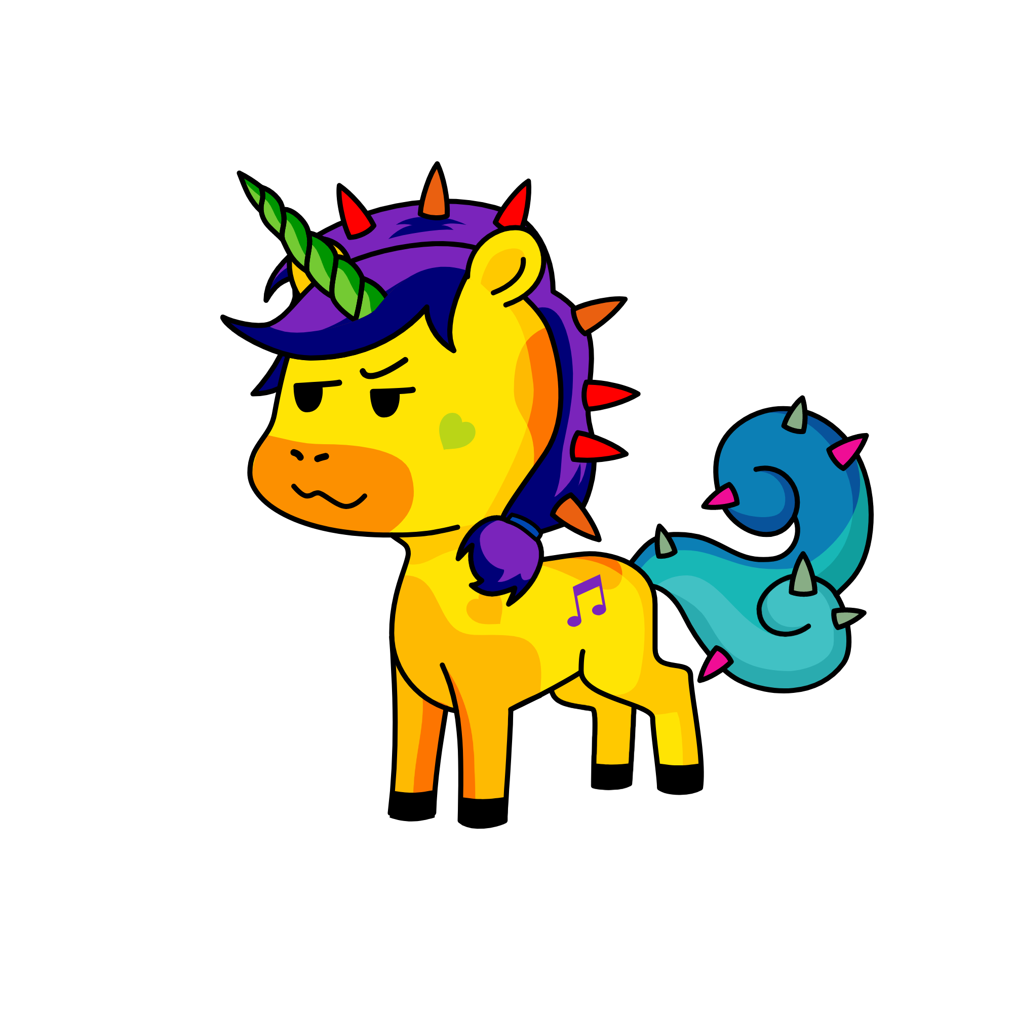 تکی, the unicorn