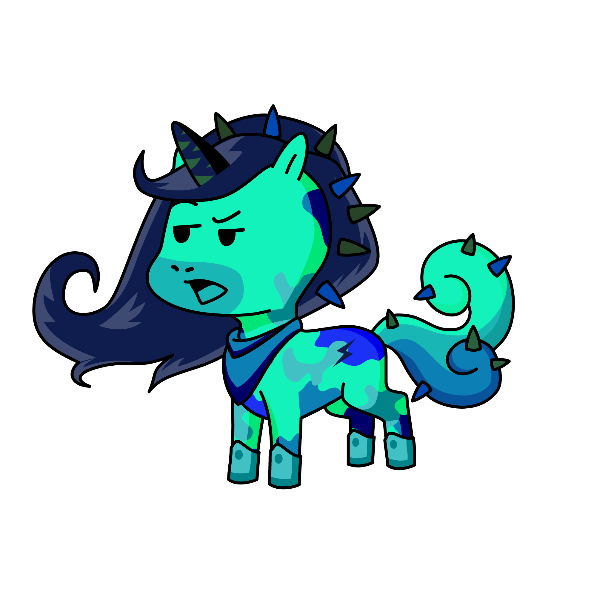 blablorboblob, the unicorn