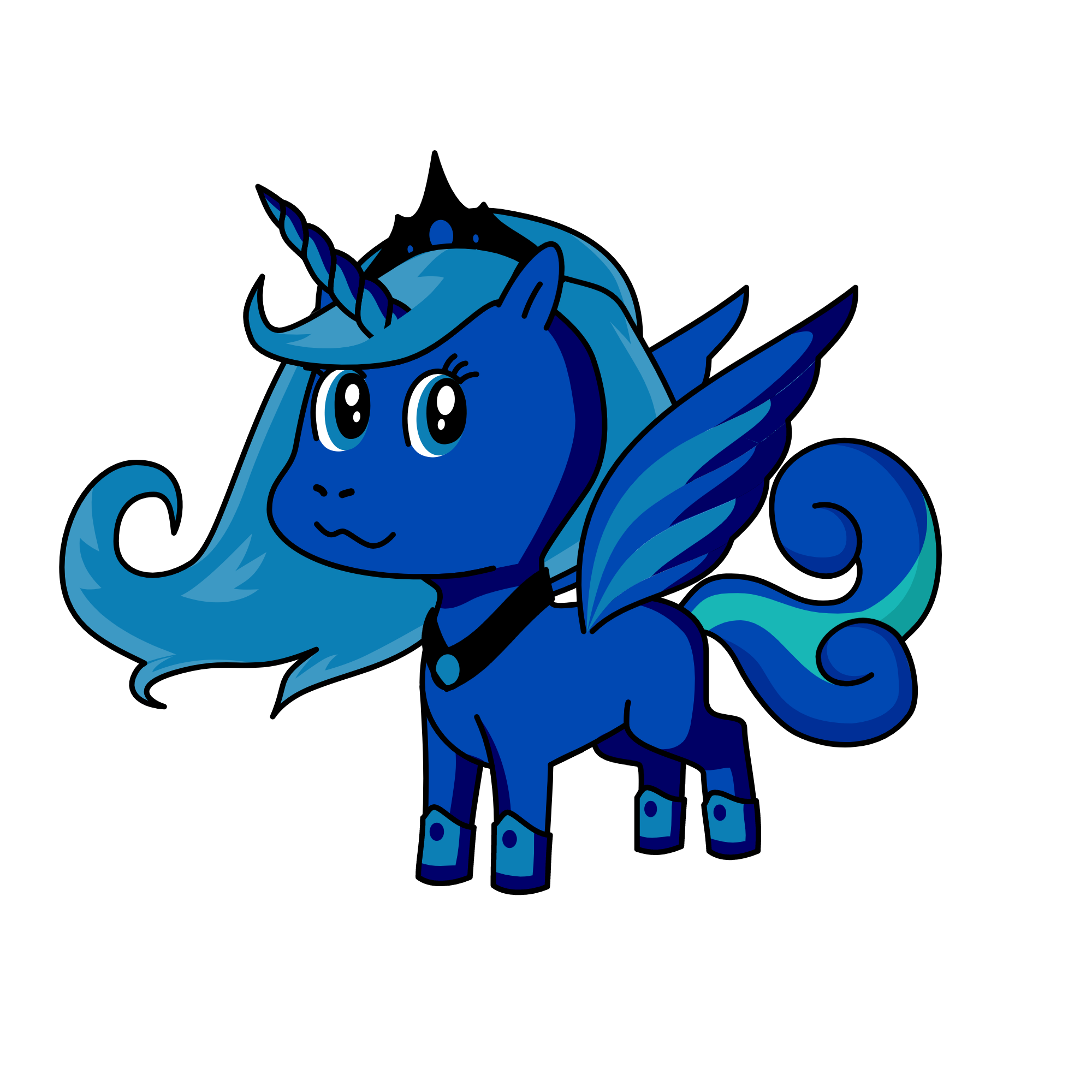 Princess Luna, the unicorn