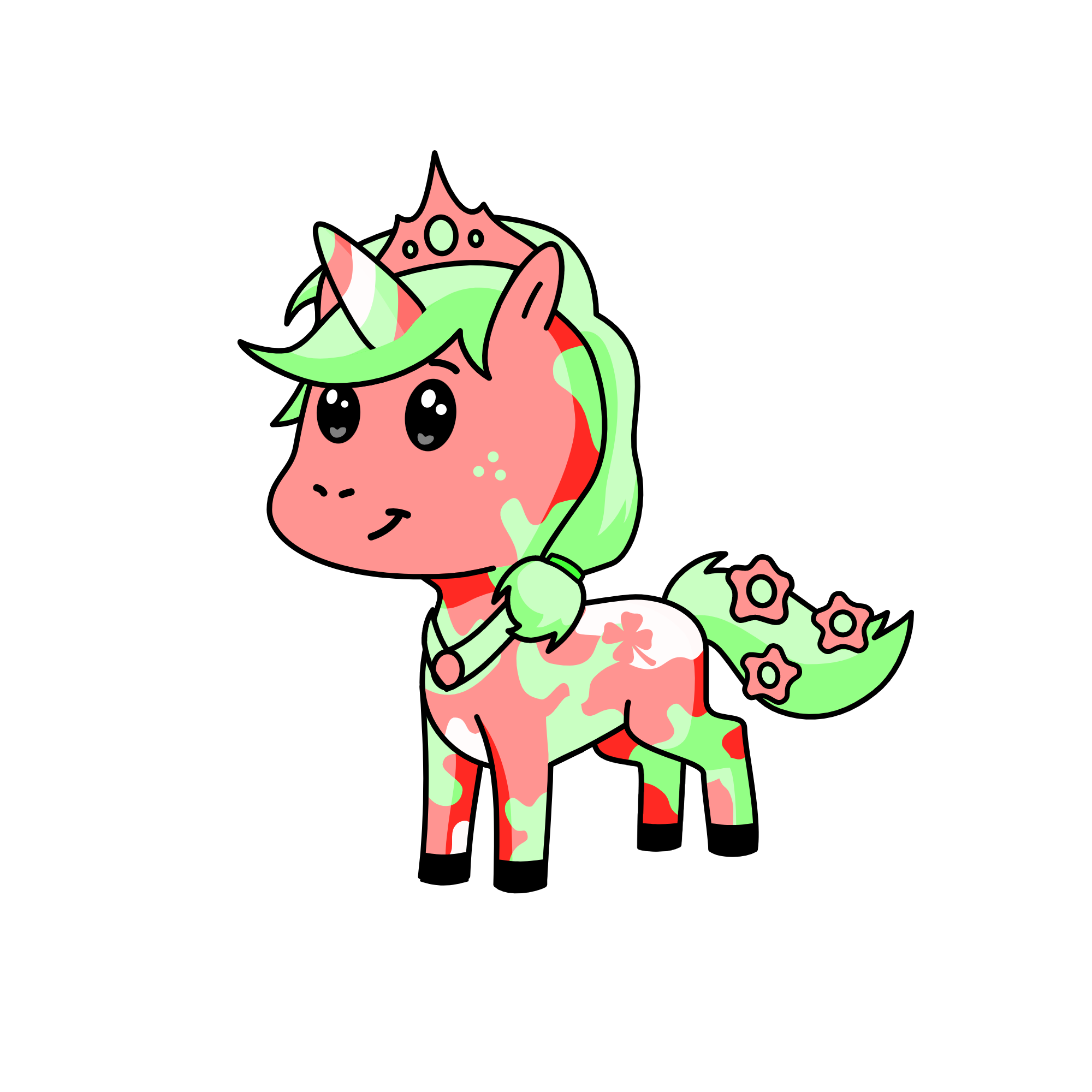 Princess Candy Cane, the unicorn