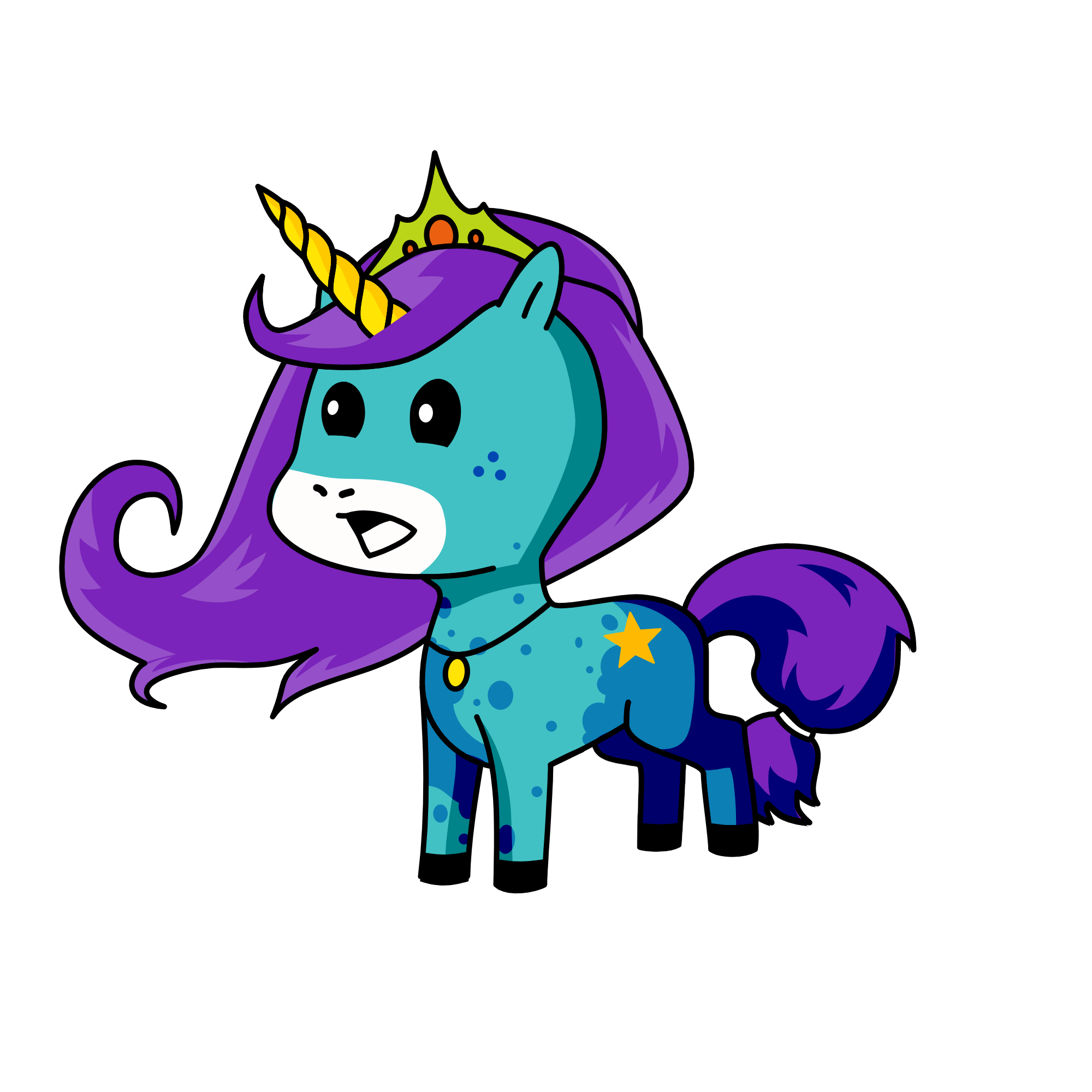Princess Jewel, the unicorn