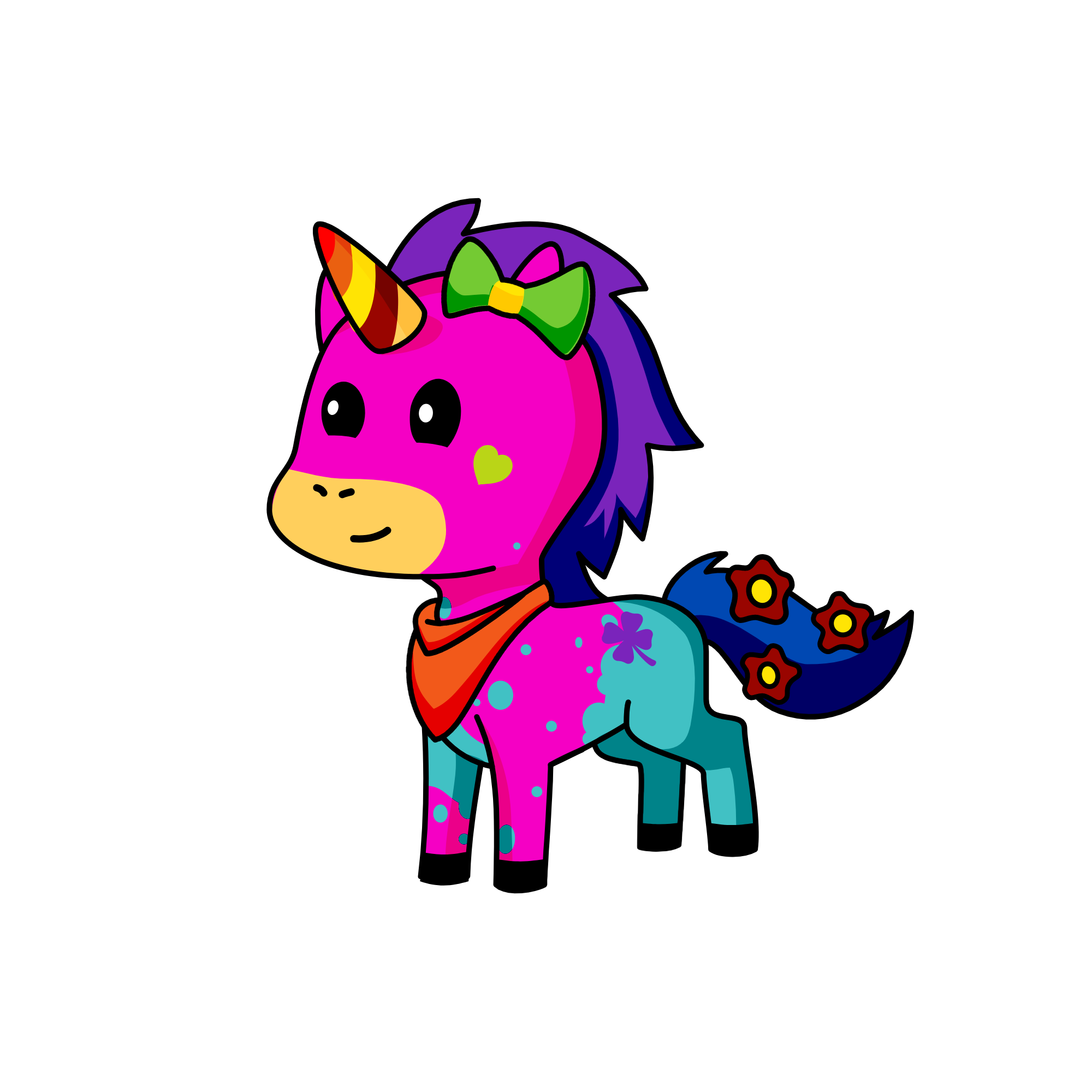 rainbow, the unicorn