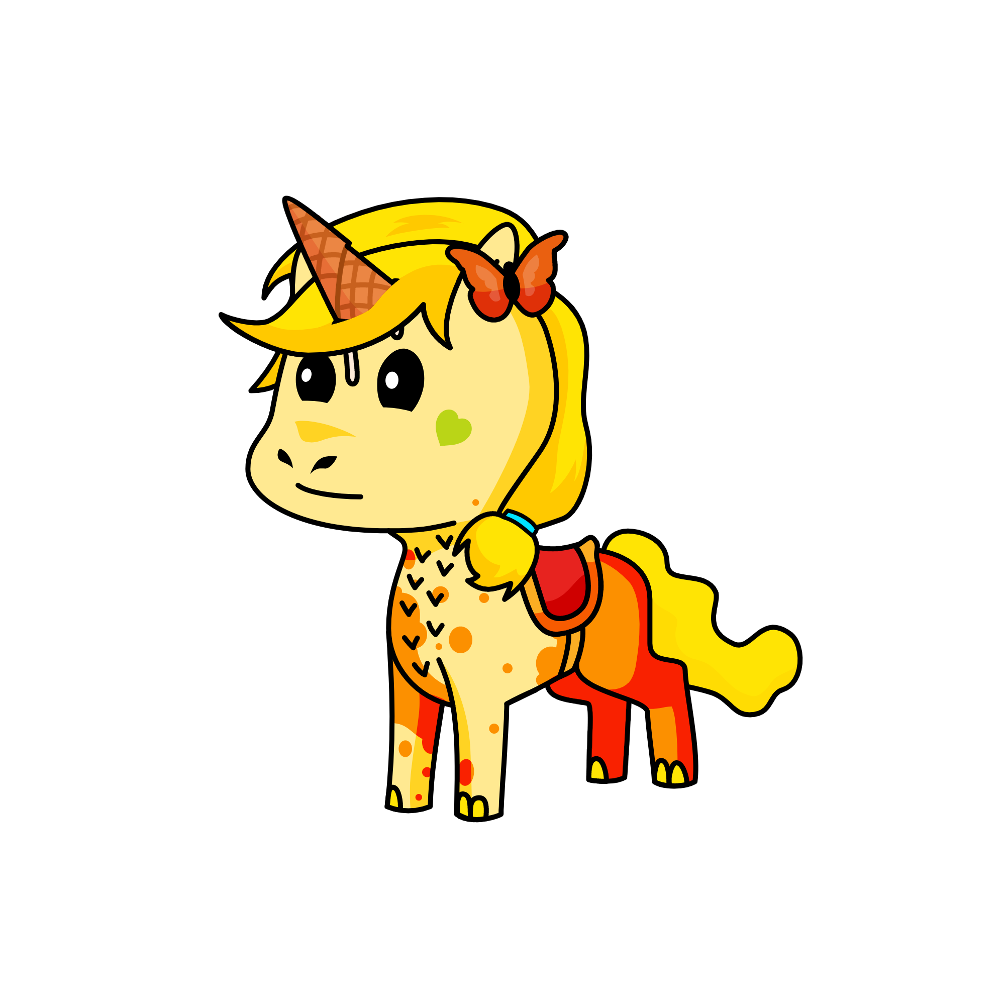 OMG I HAVE A CORNIYCONRN, the unicorn