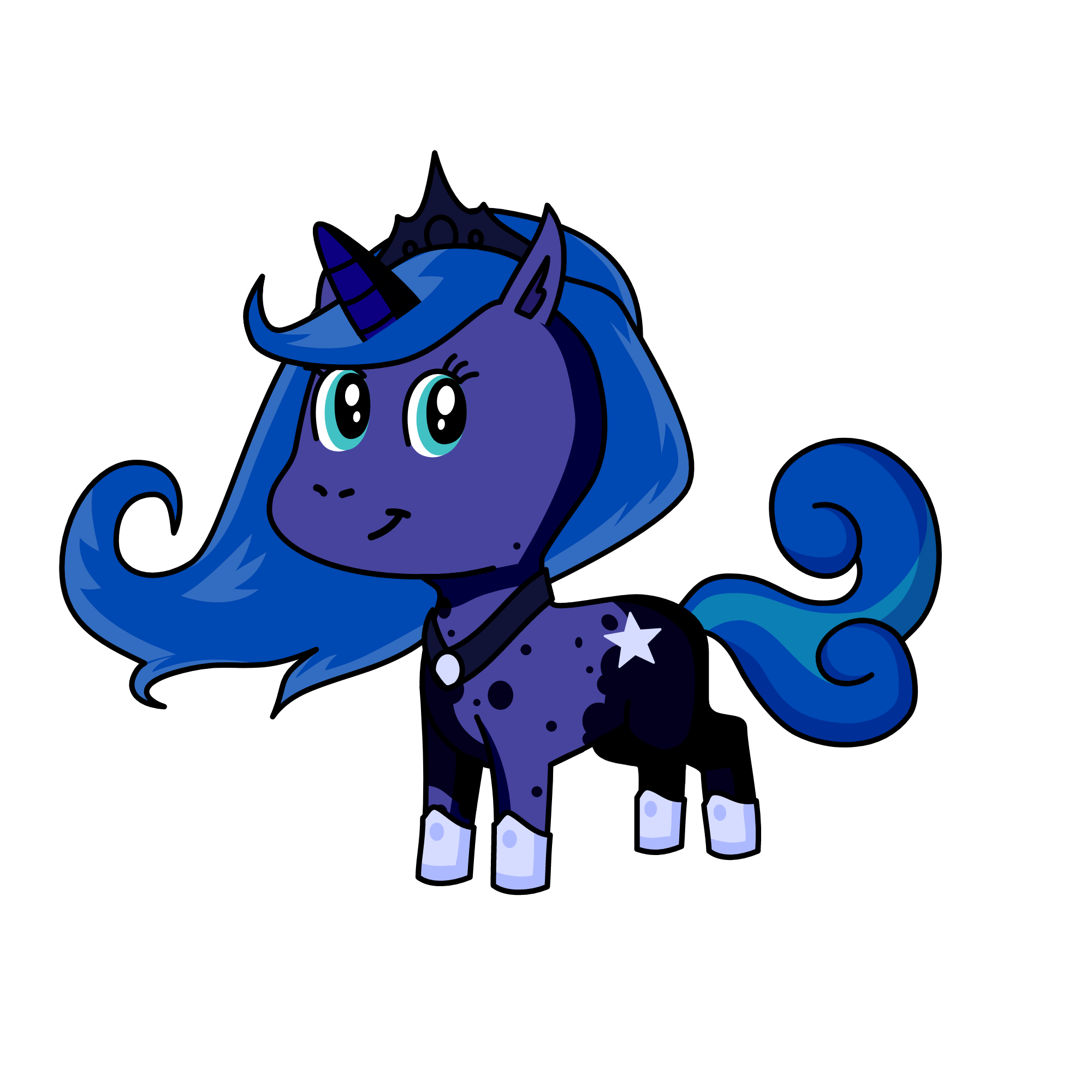 Princess Luna, the unicorn