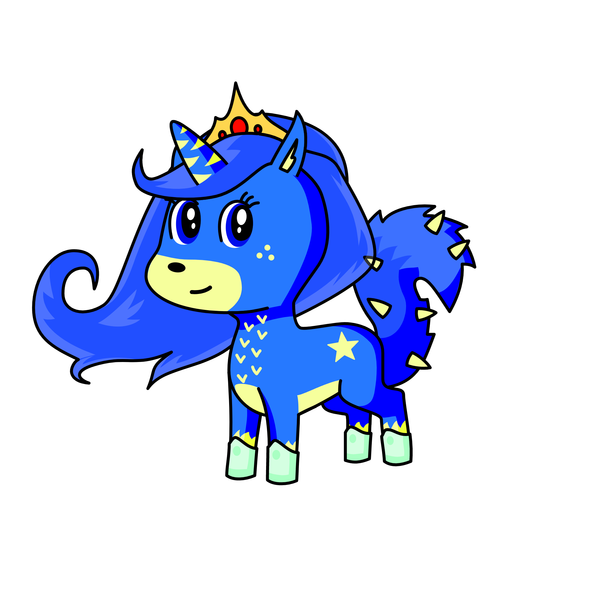 moon, the unicorn