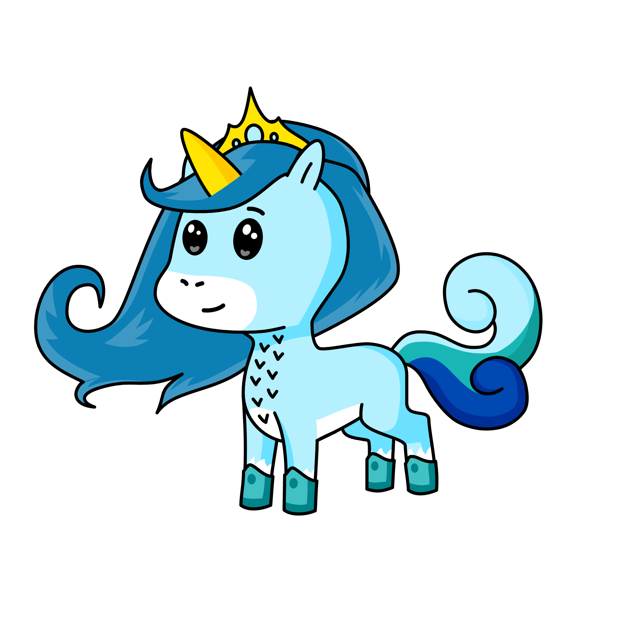 Sky, the unicorn
