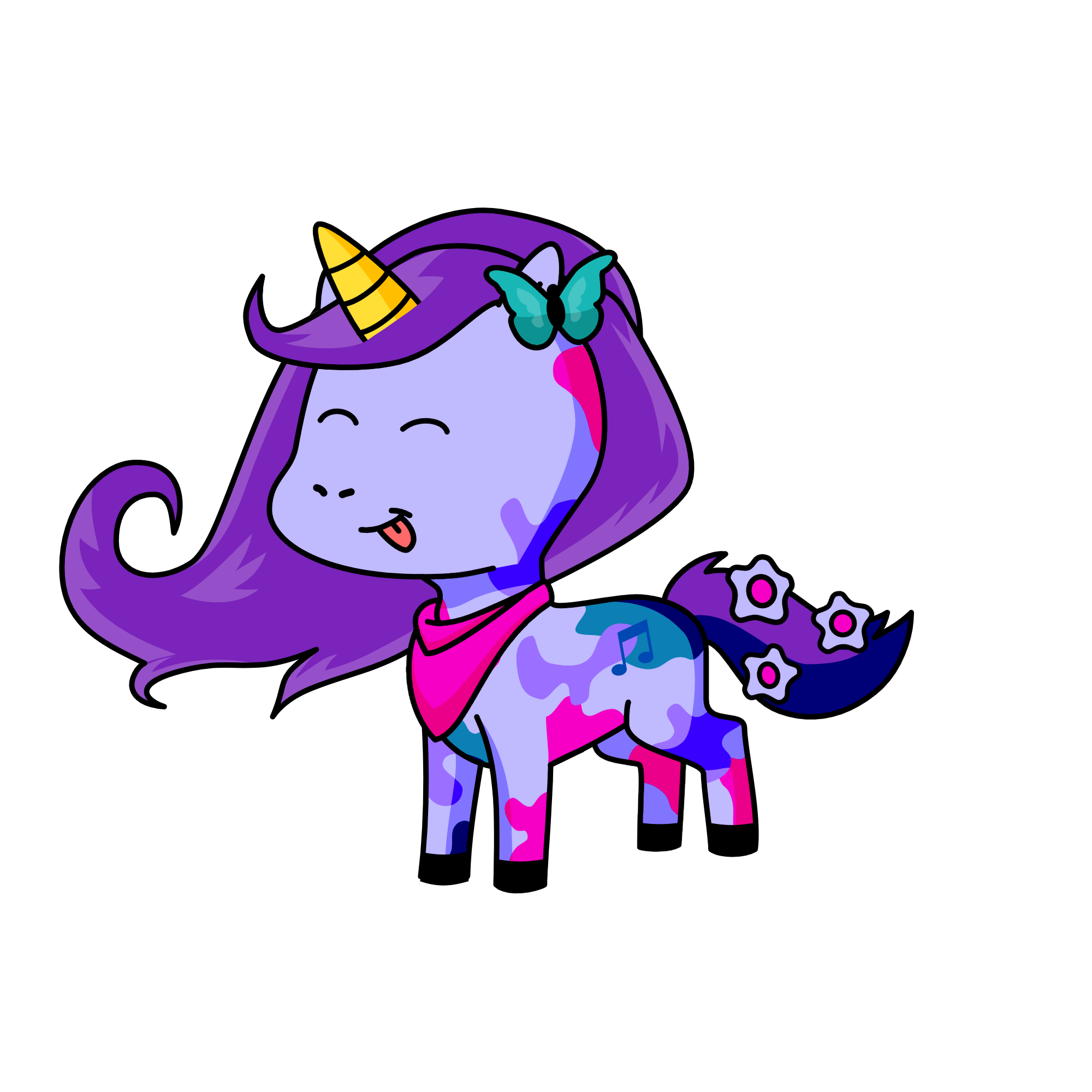 Bree the birthday unicorn , the unicorn