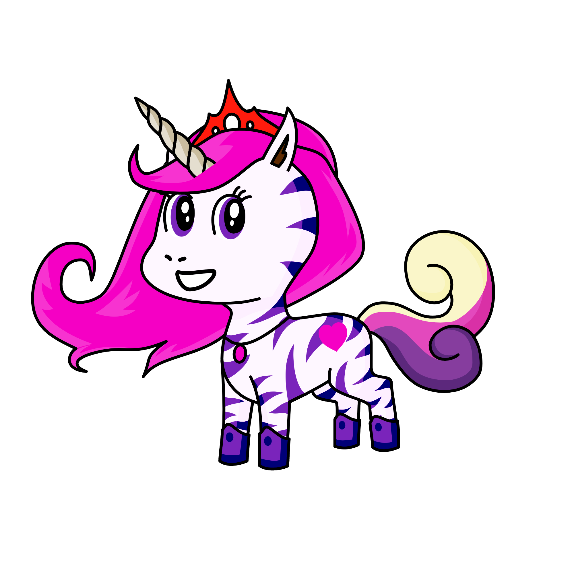 Princess Zoe, the unicorn
