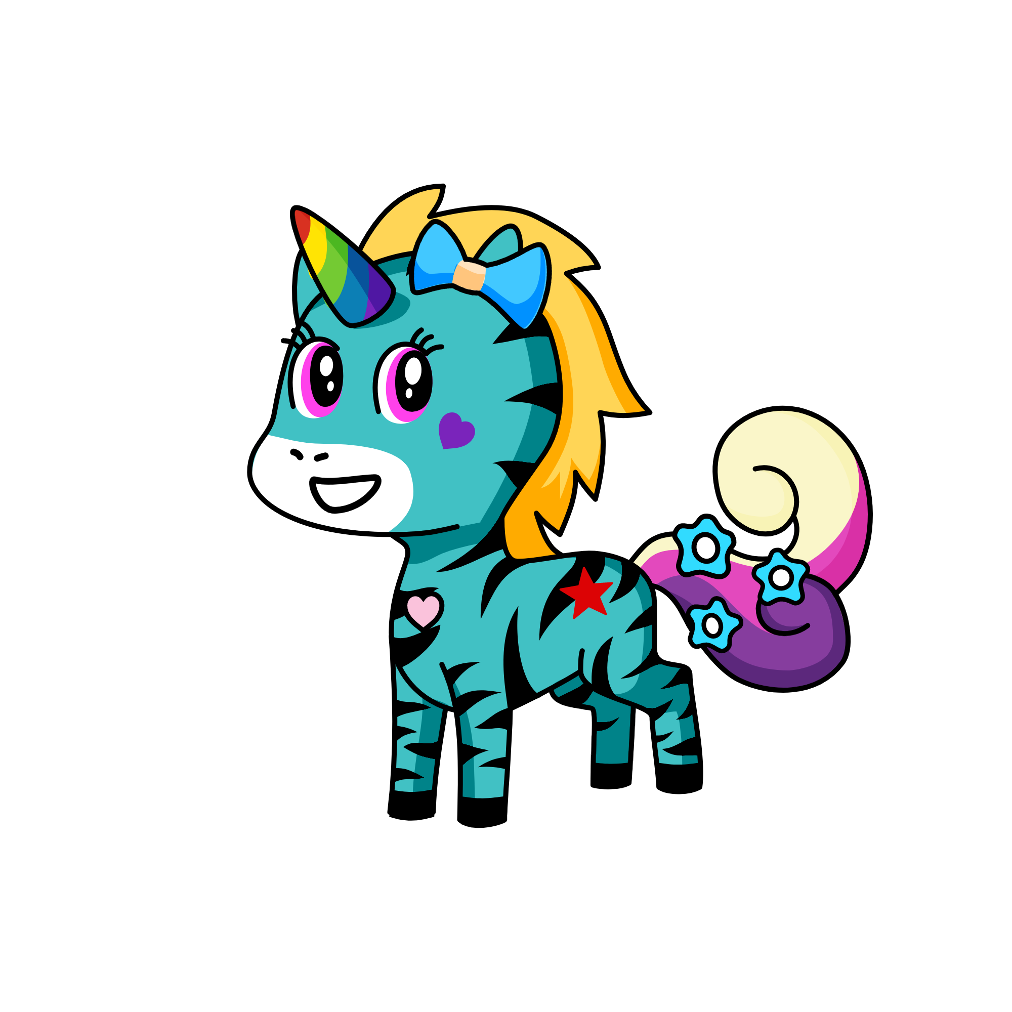 Cloud Princess, the unicorn