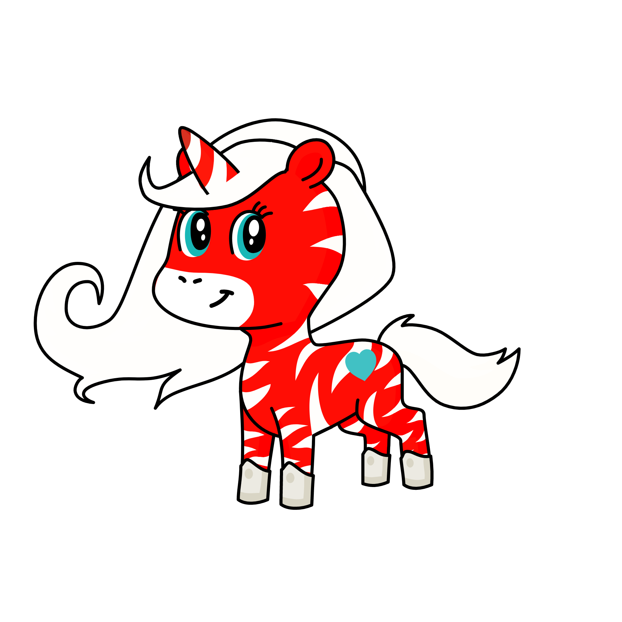 candy can, the unicorn