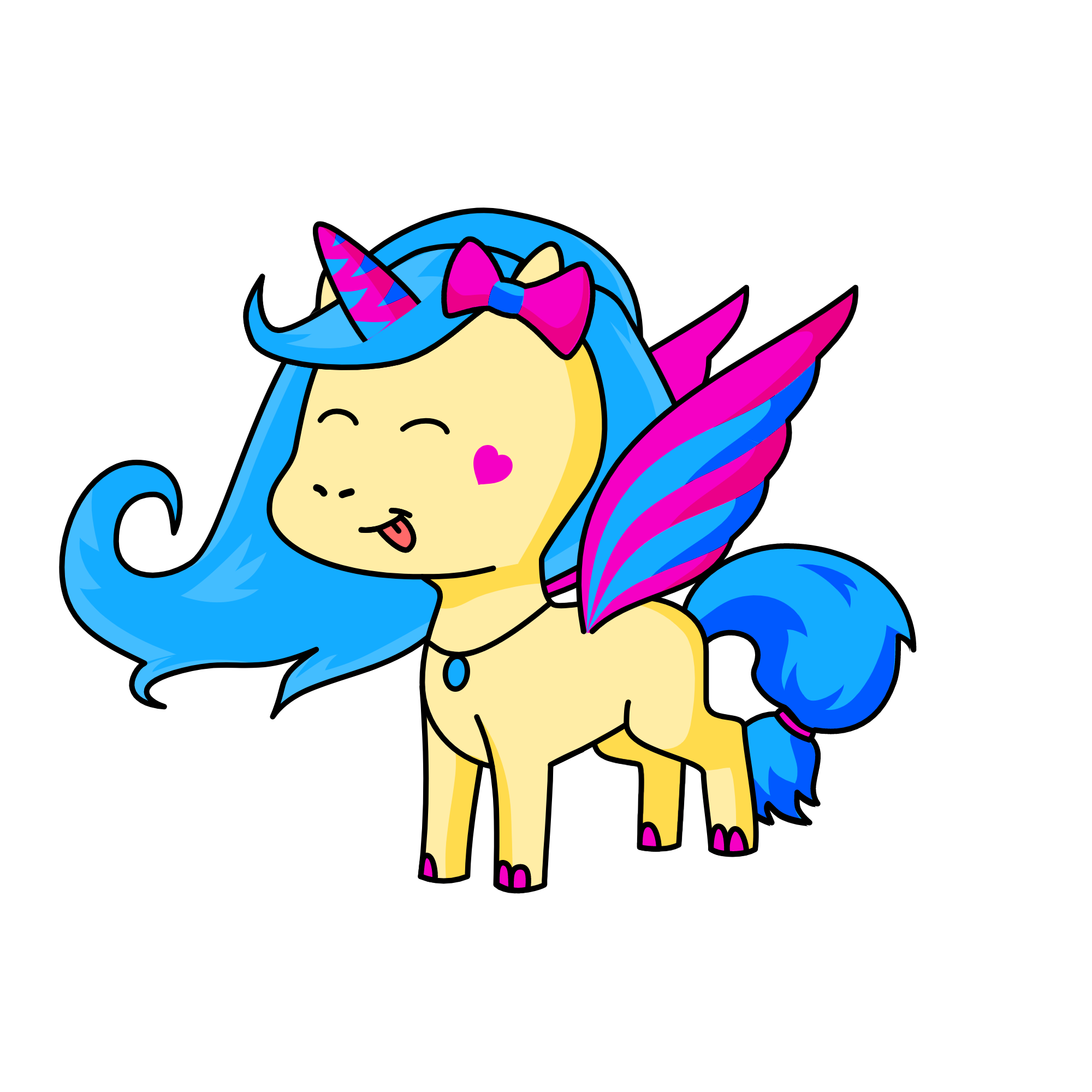BFF Avery, the unicorn