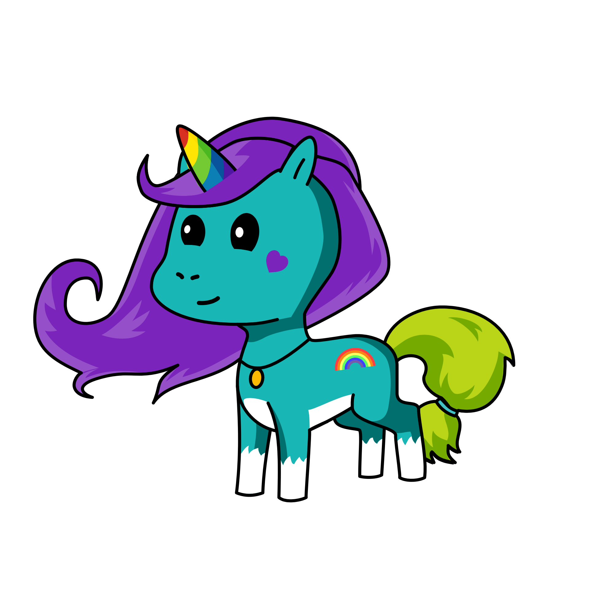 Mathy , the unicorn