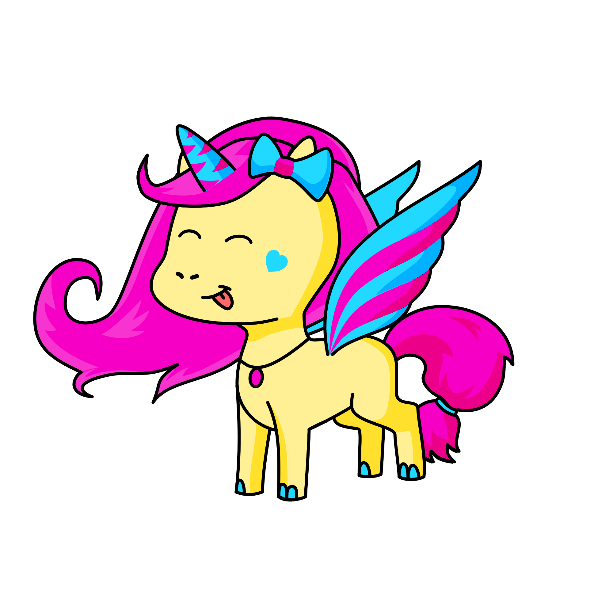 BFF Avery, the unicorn