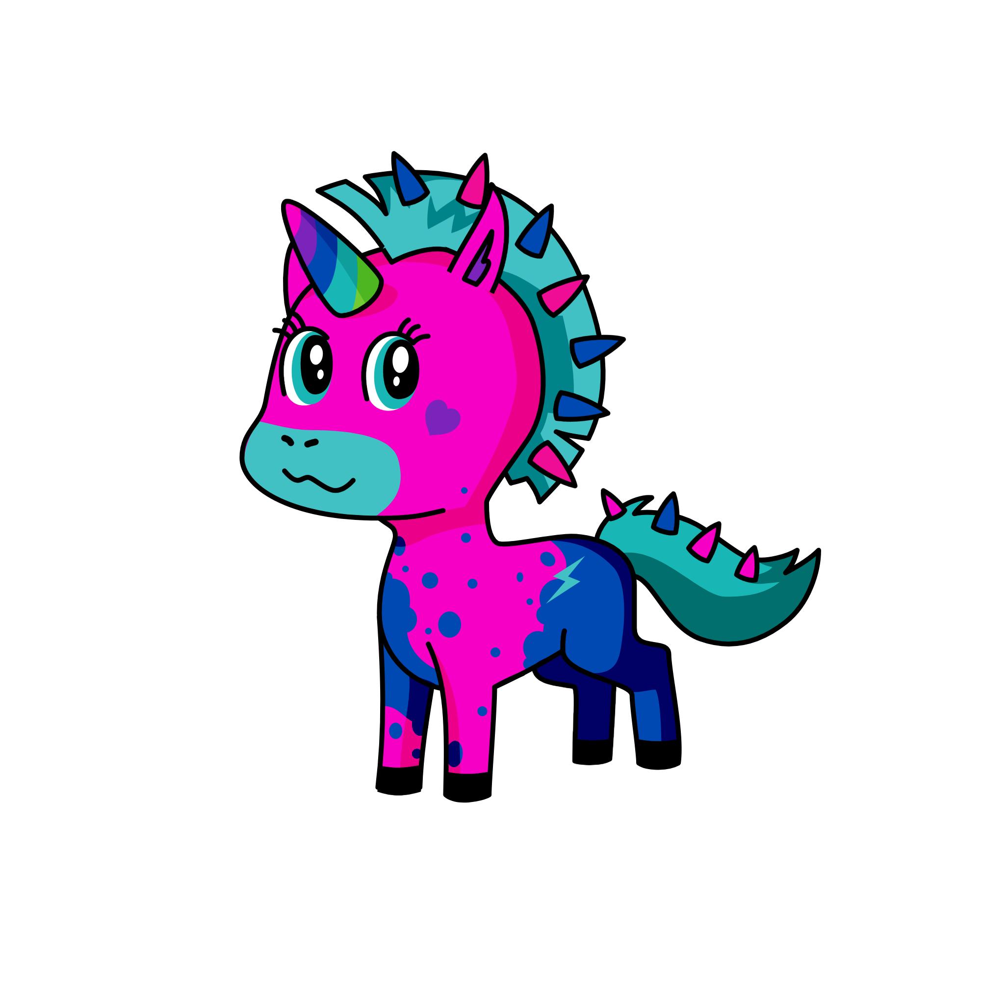 Lightning Jolt, the unicorn